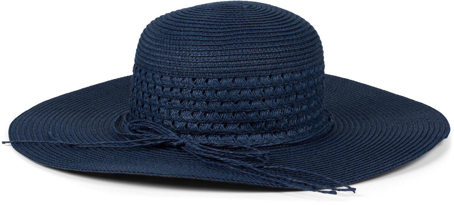 styleBREAKER Sonnenhut Großer Sonnenhut mit Hutband und Schleife Strohhut ( günstig online kaufen
