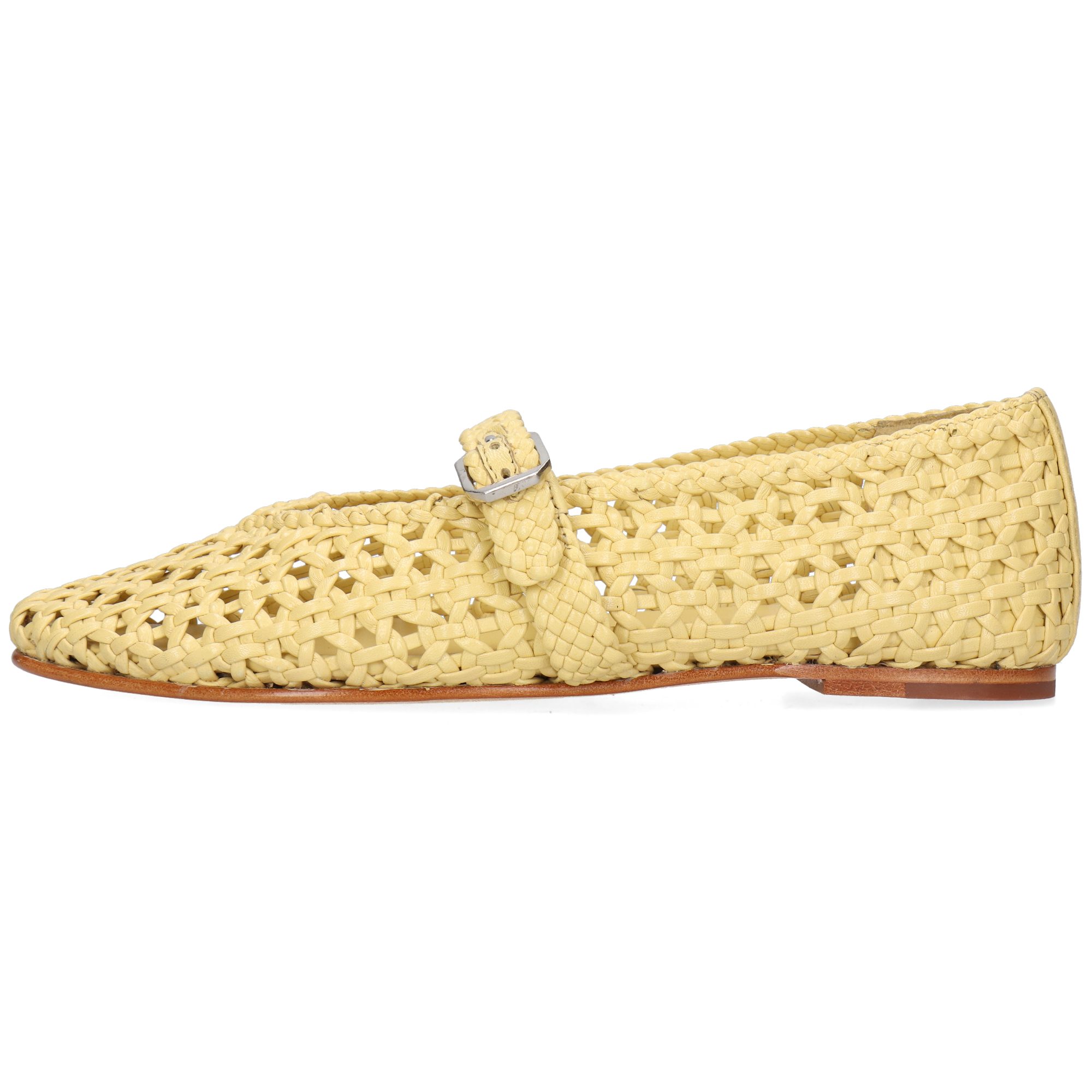 Melvin & Hamilton Bexley 4 Leder-Geflochtene Schuhe für Damen Ballerina Flache Absätze, Echtes Leder, Von Hand geflochten
