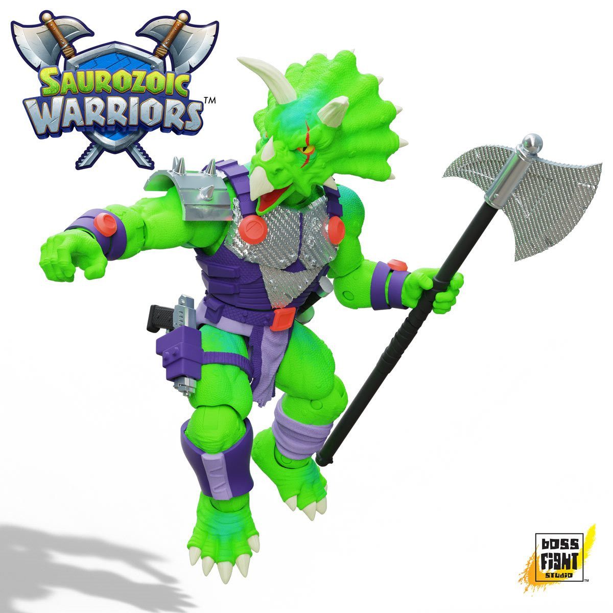 Boss Fight Studio Actionfigur SAUROZOIC WARRIORS TRIAX SKIVER 1/12 SCALE ACTIONFIGUR