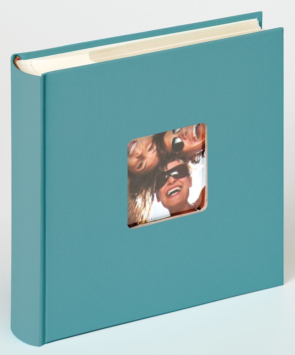 Walther Design Einsteck-Fotoalbum Fun Memo-Einsteckalbum 200 Fotos, Einsteckalbum, quadratischer Bildausschnitt, für 200 Fotos à 10x15 cm