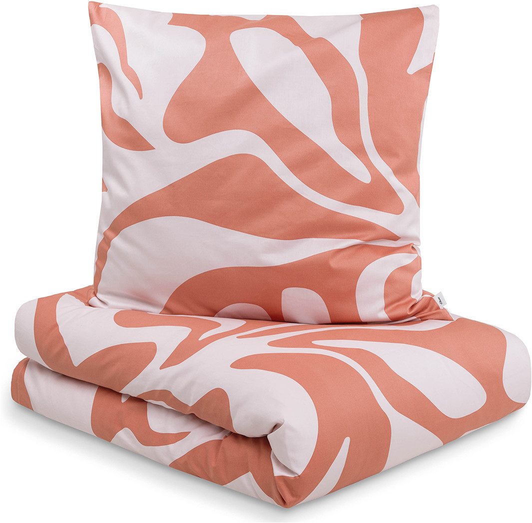 s.Oliver Bettwäsche s.Oliver Satinbettwäsche, Mako-Satin, 2 teilig, modernes Botanical-Design