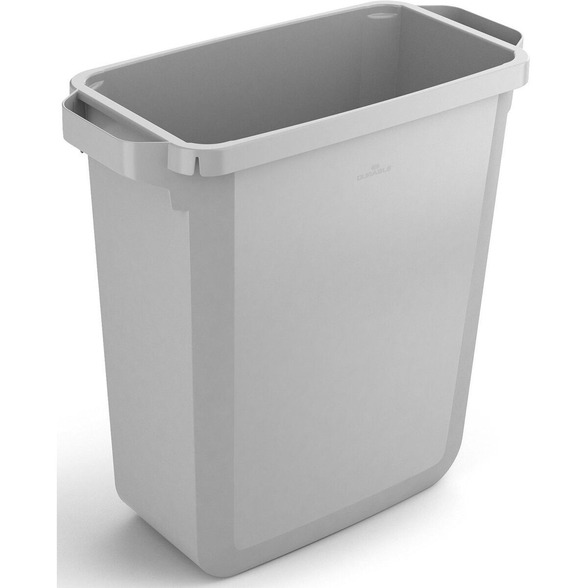 DURABLE Papierkorb Abfallbehälter Durabin Eco Kunststoff recycelt rechteckig 60l grau