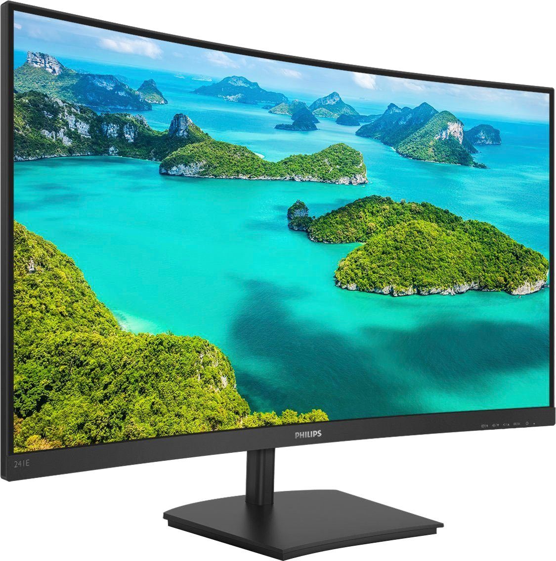 Philips 241E1SCA Curved-LED-Monitor (59,9 cm/23,6 ", 1920 x 1080 px, Full HD, 4 ms Reaktionszeit, 75 Hz, LED)