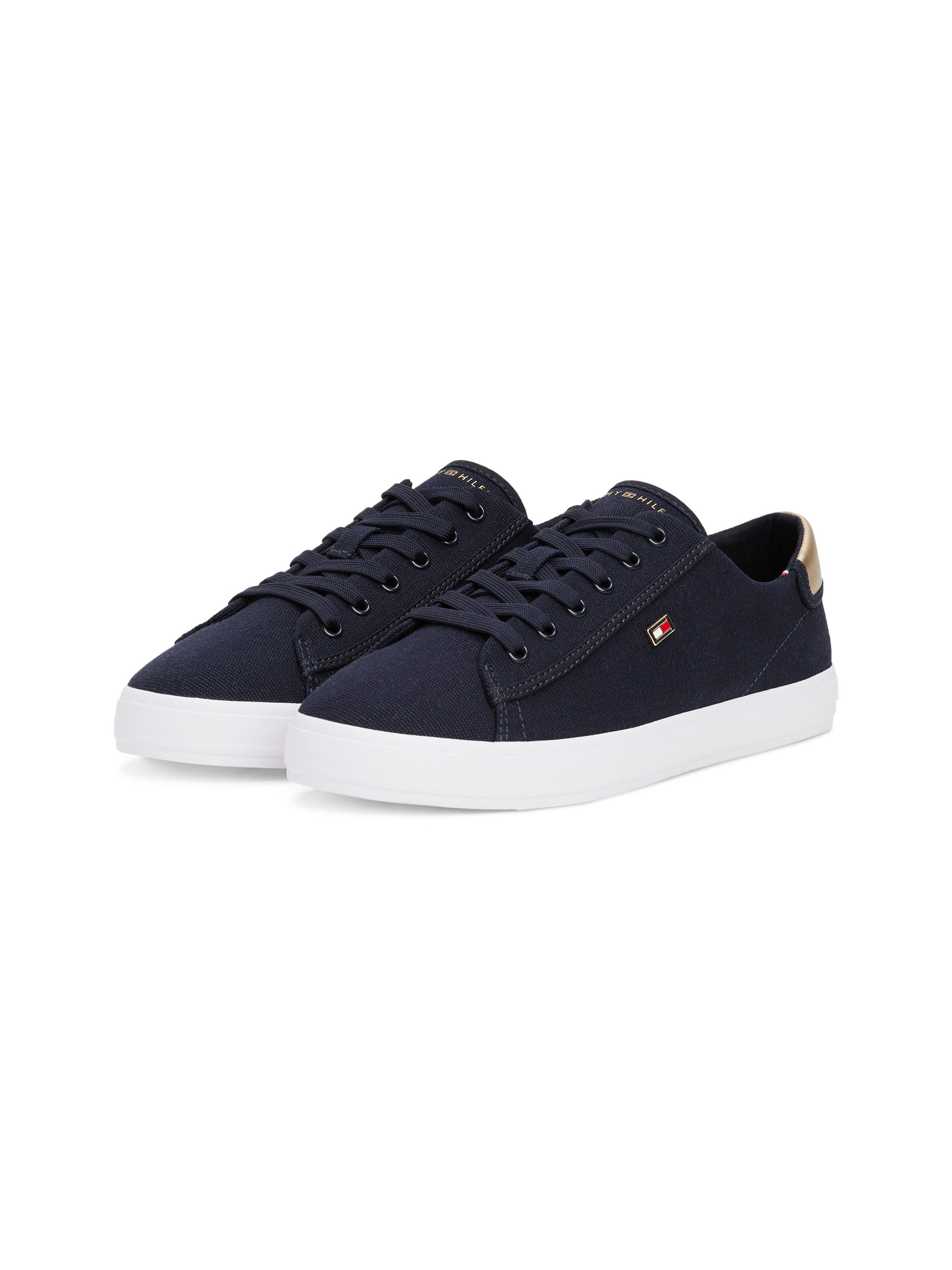 Tommy Hilfiger VULC CANVAS LACE UP SNEAKER Plateausneaker, Freizeitschuh, H günstig online kaufen
