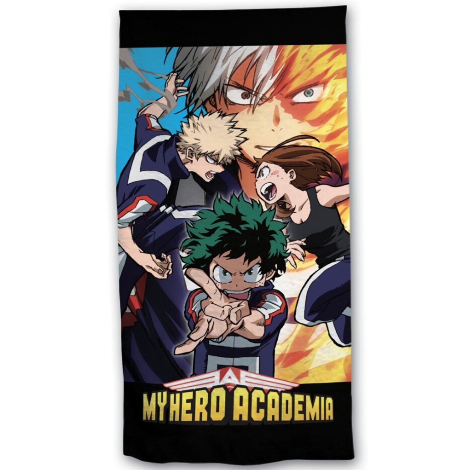MY HERO ACADEMIA Strandtuch Anime My Hero Academia Badetuch, Mikrofaser, 70x140 cm