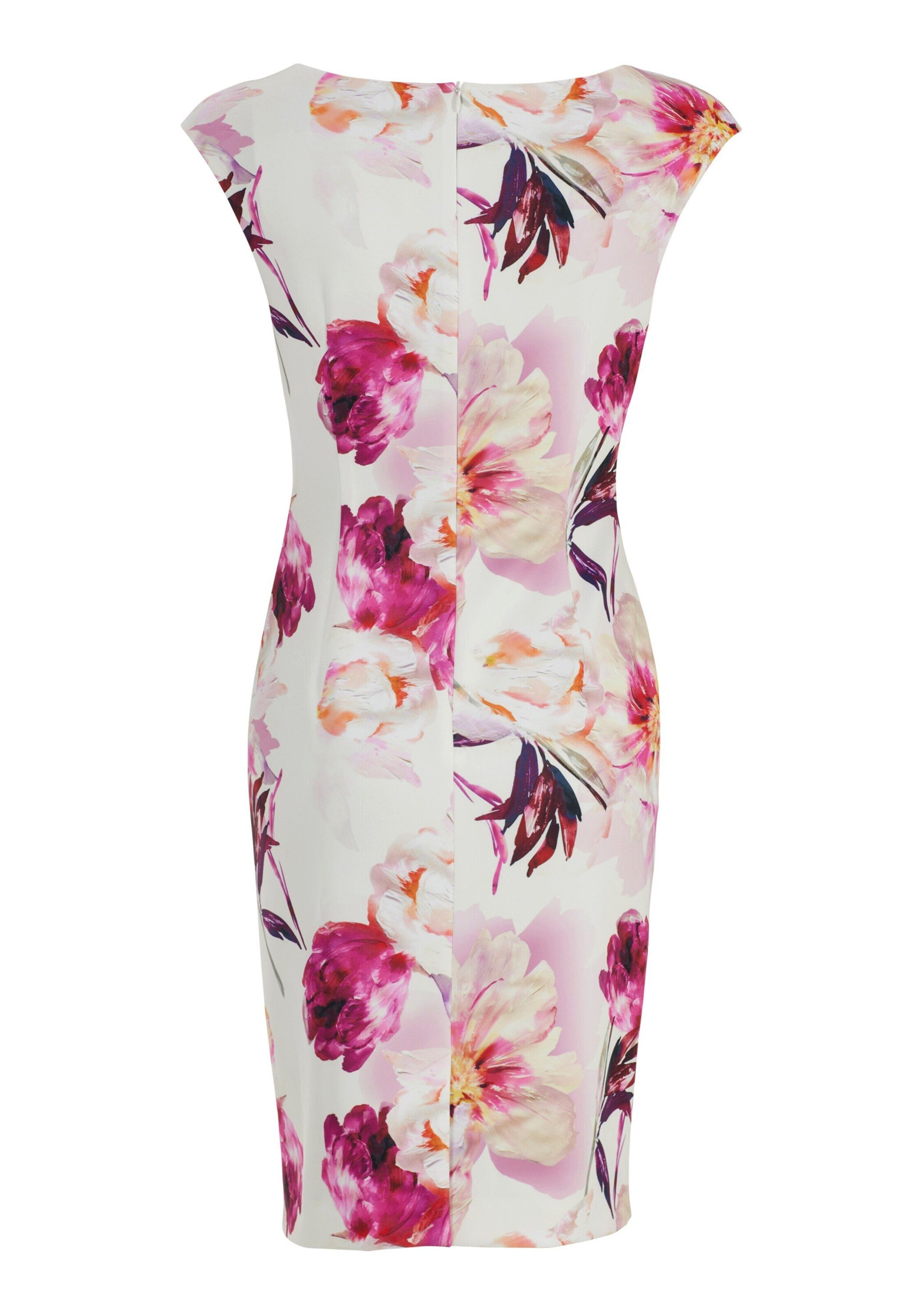 SWING Cocktailkleid (1-tlg) Drapiert/gerafft