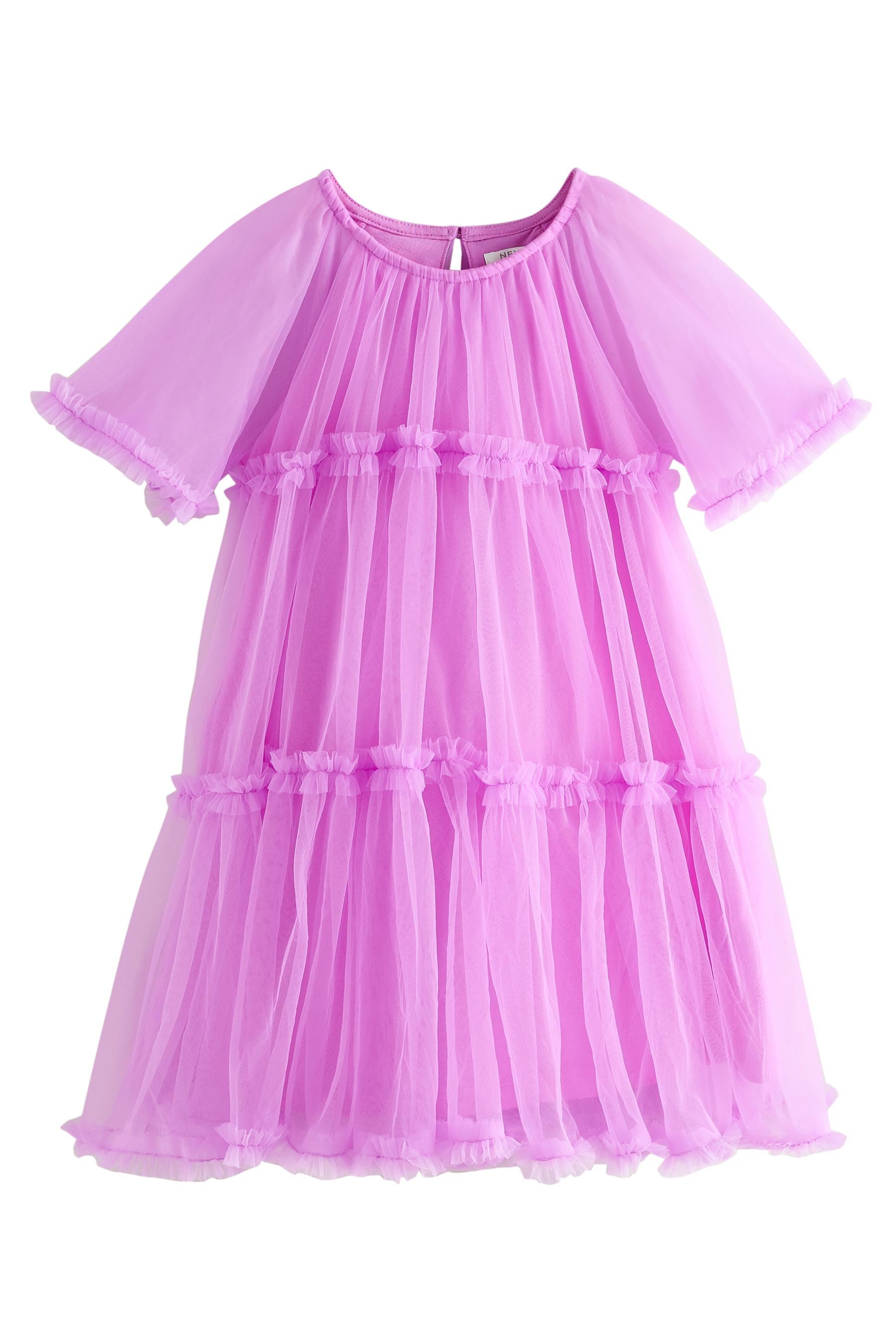 Next Partykleid Gestuftes Partykleid mit Rüschen (1-tlg)