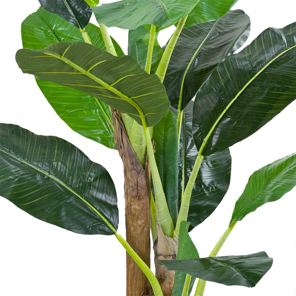 Kunstbaum Bananenbaum Bananenstaude Kunstpflanze Echtholz 190 cm Dekoration günstig online kaufen