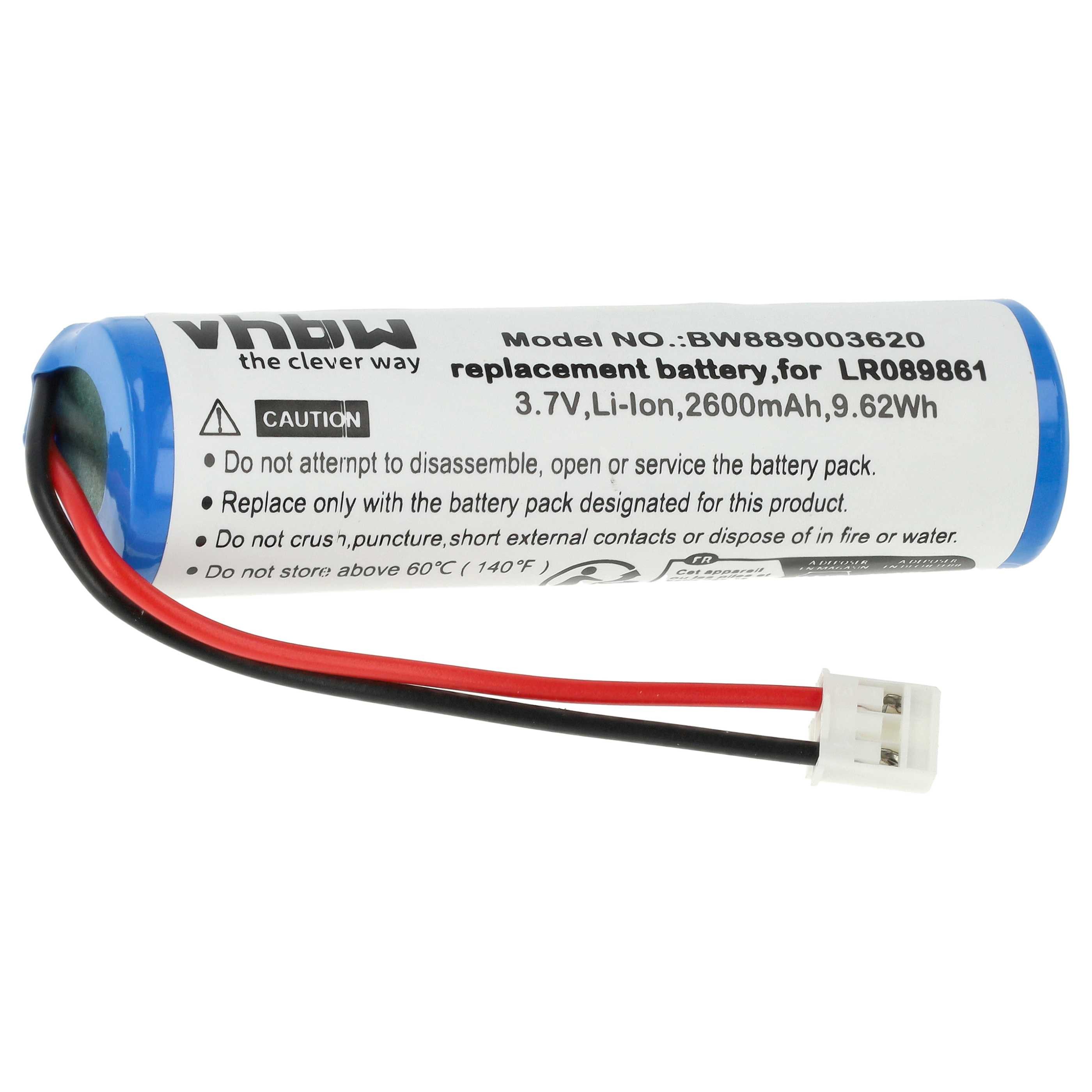 vhbw Akku passend für Land Rover Discovery 5 (2017) 3.0 Diesel 24V DOHC Akku Akku Li-Ion 2600 mAh (3,7 V, 1 St), Leistungsfähiger Austausch-Akku für das Steuergerät in Ihrem Auto