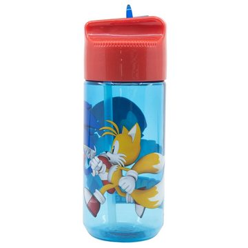 Sonic SEGA Trinkflasche Sonic The Hedgedog Sportflasche Wasserflasche Flasche 410 ml