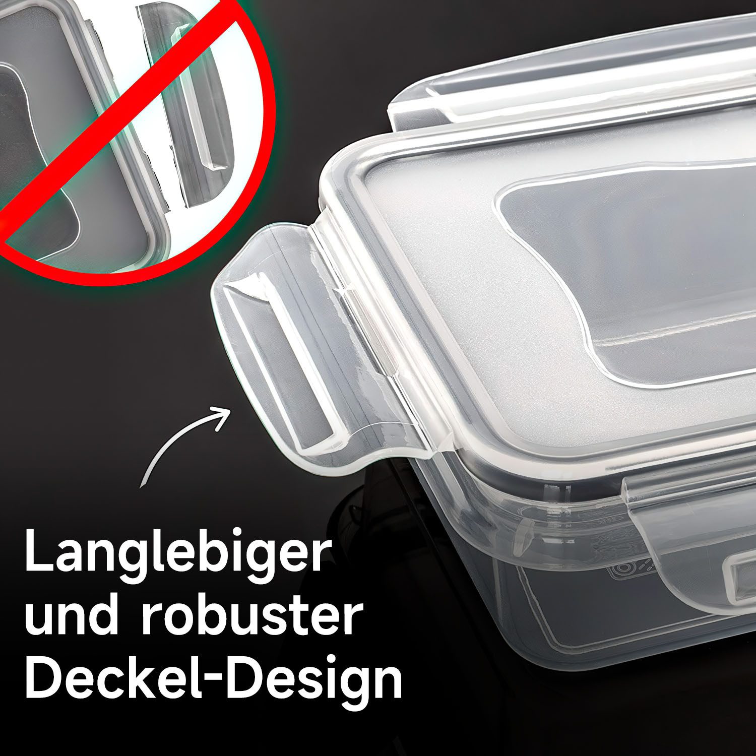SURFOU Frischhaltedose 24er Dosen Set mit Deckel Vorratsdosen Aufbewahrungbox, (Gefrierdosen - Meal Prep Boxen, Küche Lebensmittelbehälter Set für Gefrierfachgeeignet), Aufbewahrungsbox mit Deckel Küche Food Container