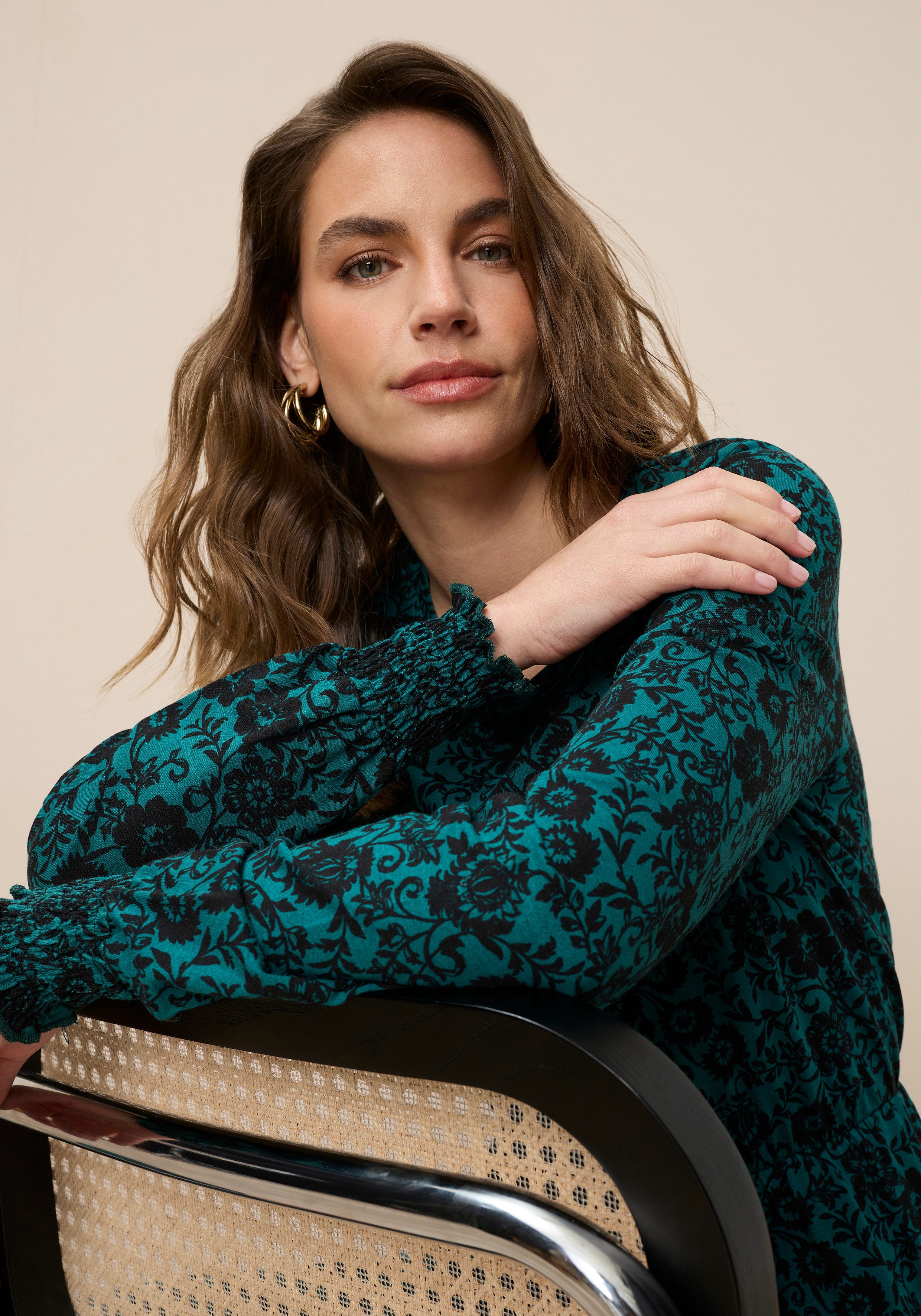 Tamaris Maxikleid aus Jersey-Material, für Casualmode und Herbstmode, femin günstig online kaufen