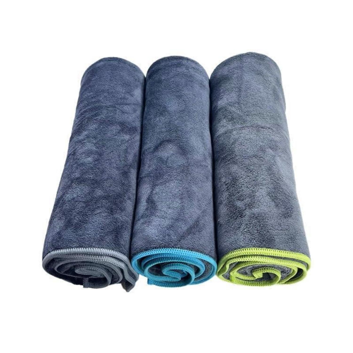 LuxusKollektion Hundehandtuch Hunde Handtuch 3er-Pack 40x70cm Mikrofaser, (3-St)