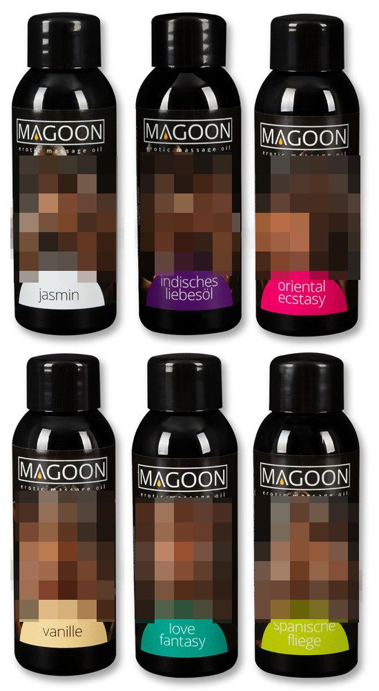 Magoon Massageöl 6er Set Massageöle