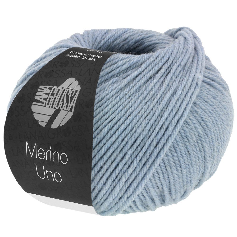 LANA GROSSA Merino Uno Häkelwolle, 125 m