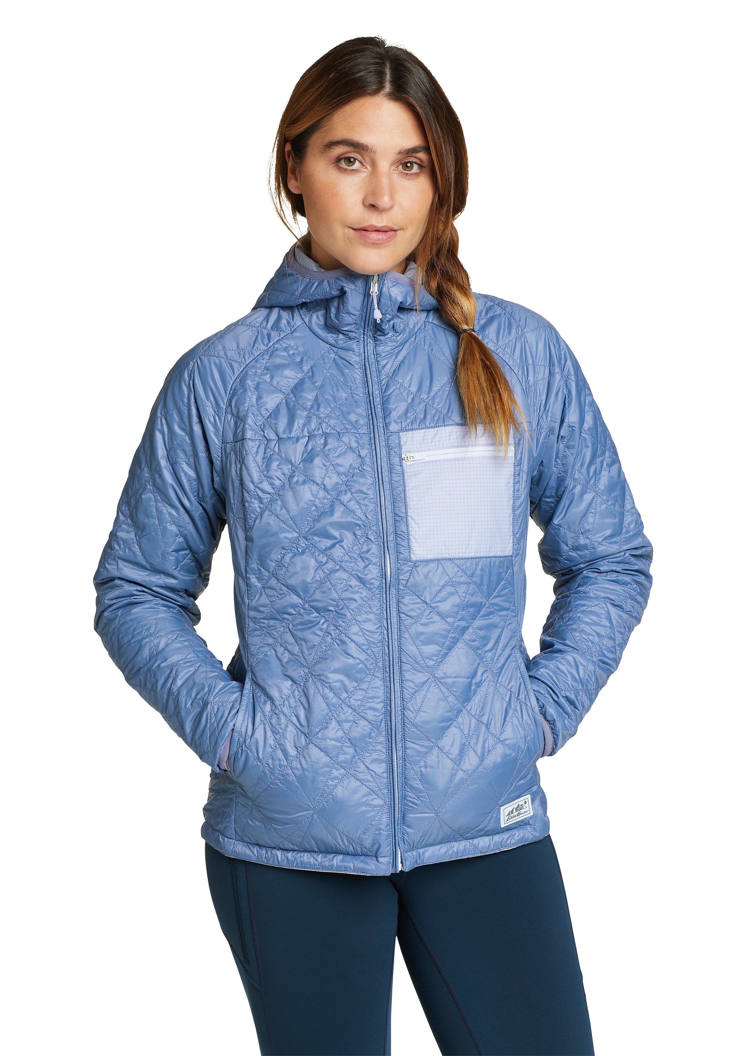 Eddie Bauer Funktionsjacke Astrolite Reversible Jacke mit Kapuze