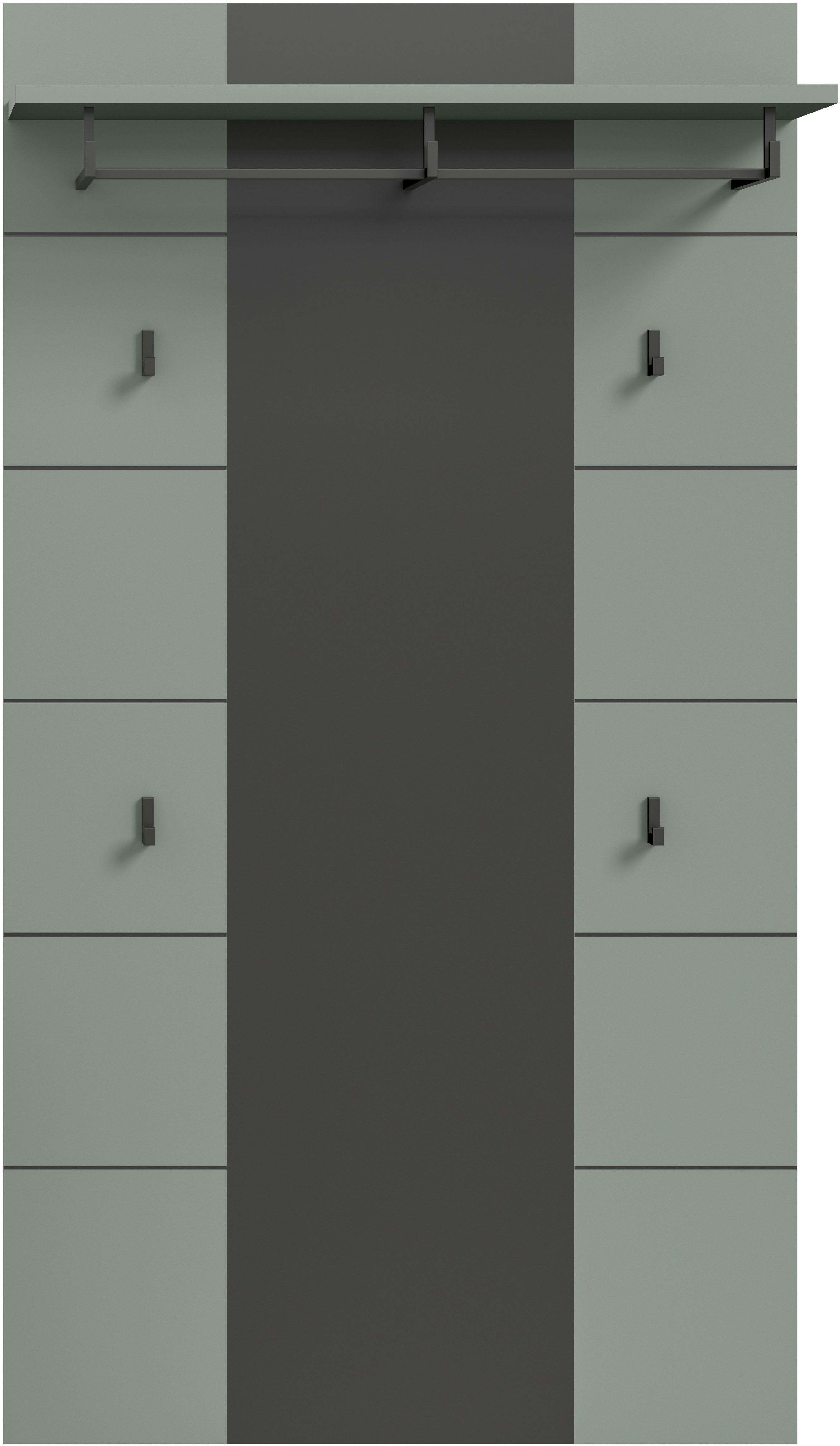 Home affaire Garderobenpaneel REHAT, TOPSELLER!, Höhe 145 cm, Hutablage, 4 günstig online kaufen