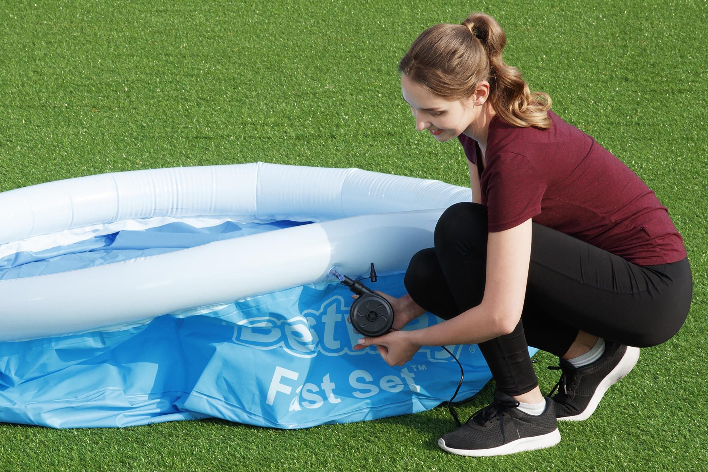 Bestway Framepool Fast Set™ (Set, Inkl. Filterpumpe), Ø 244 x 61 cm