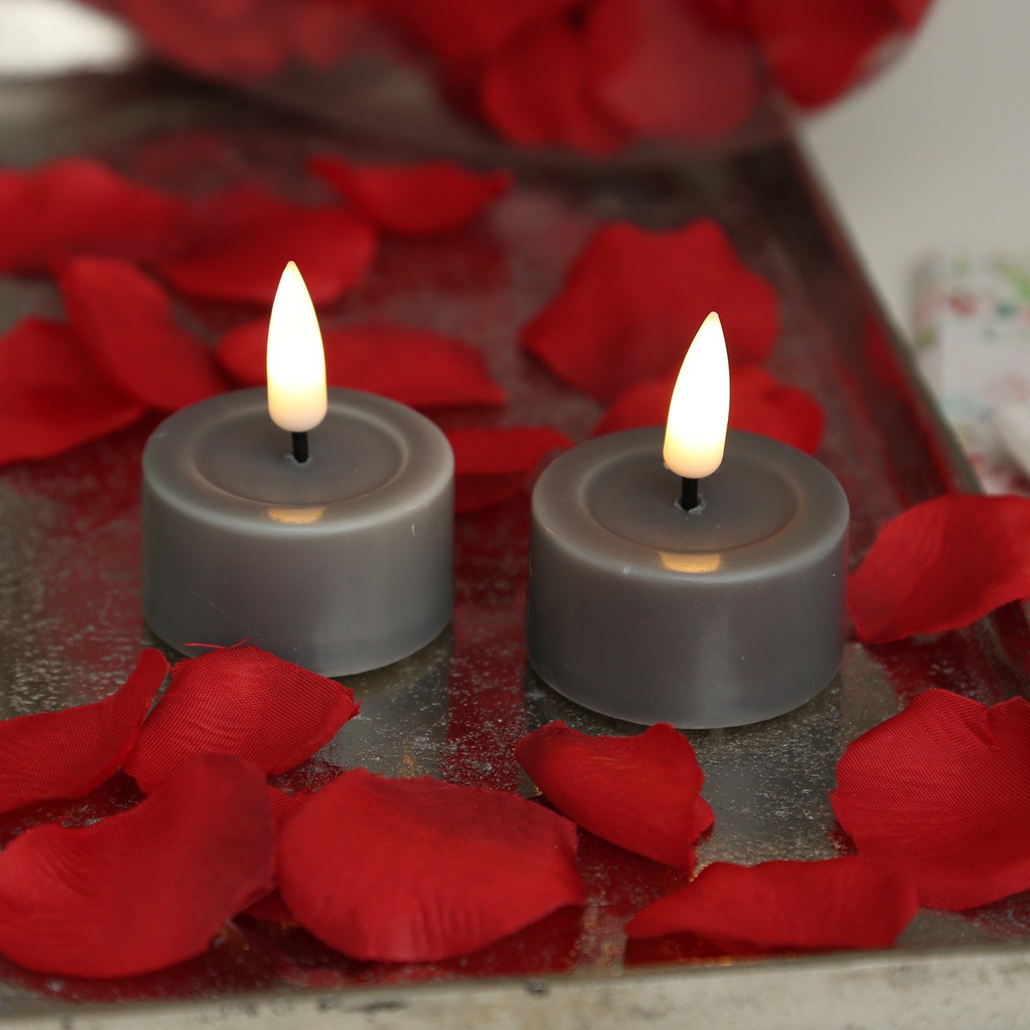 Deluxe Homeart LED-Kerze LED Teelichter MIA flackernd mit Batterien D: 4,1c günstig online kaufen