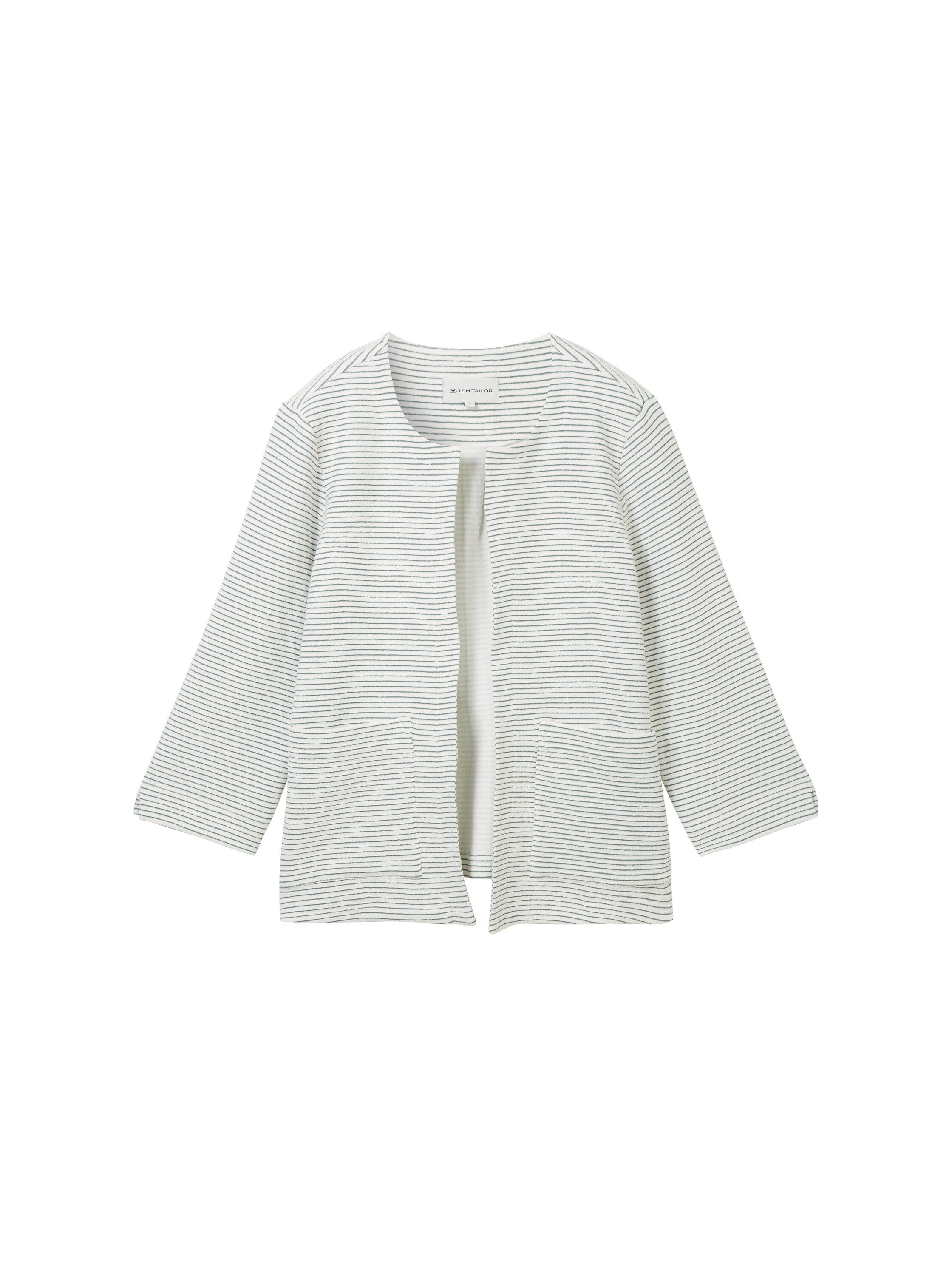 TOM TAILOR Jackenblazer Gestreifter Blazer