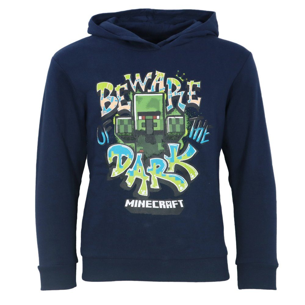 Gr. Baware Dark 128 oder Pullover Hoodie Minecraft Magier Kapuzenpullover Minecraft Kinder 140