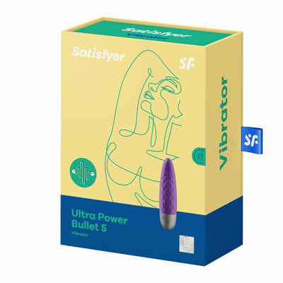 Satisfyer Klitoris-Stimulator »SATISFAYER VIBRADOR ULTRA POWER BULLET 5 COLOR VIOLETA«, (Packung)