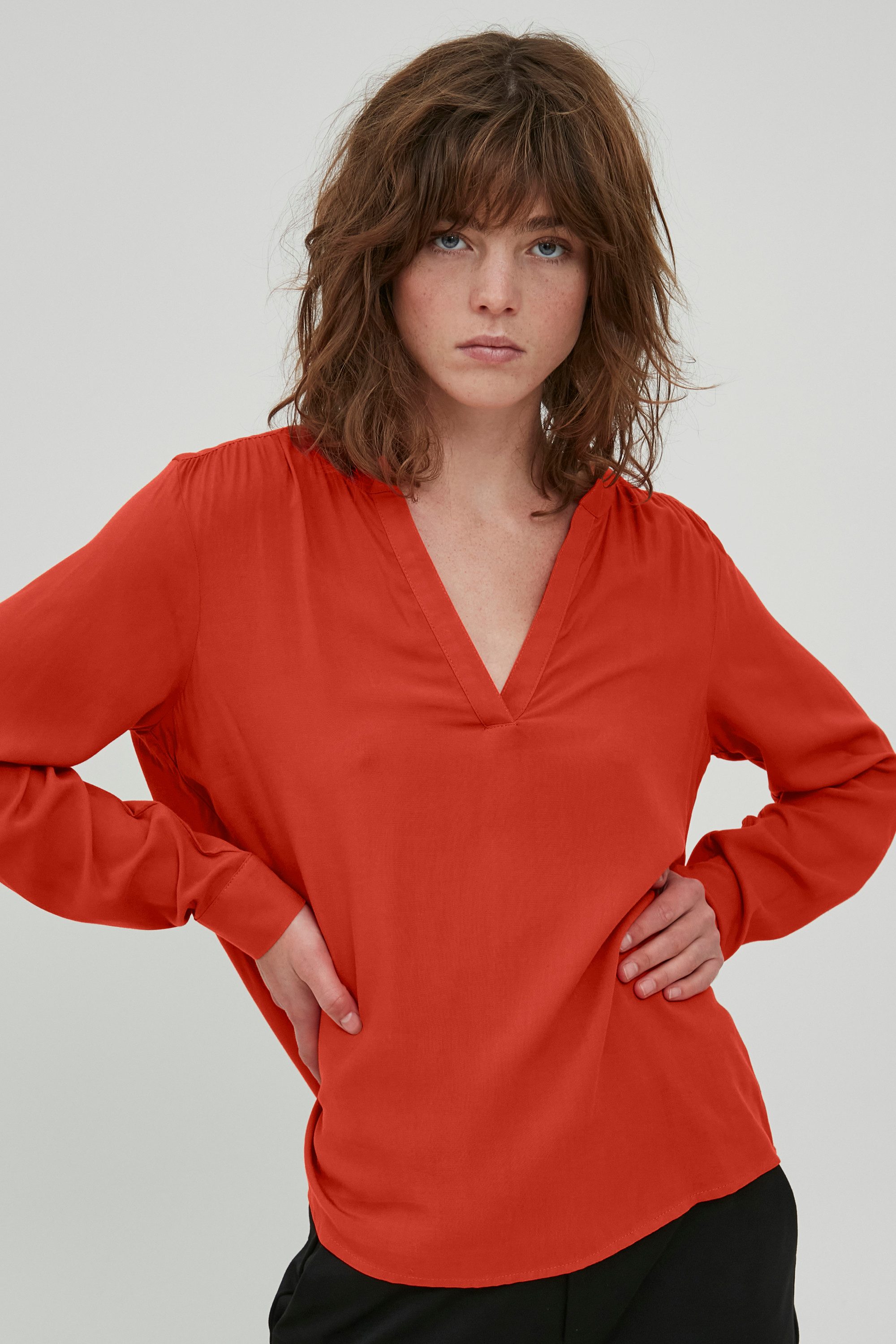 Ichi Langarmbluse IHMAIN LS2