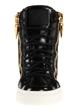 GIUSEPPE ZANOTTI DESIGN GIUSEPPE ZANOTTI Patent Leder London Sneakers High Top Schuhe 41 Sneaker