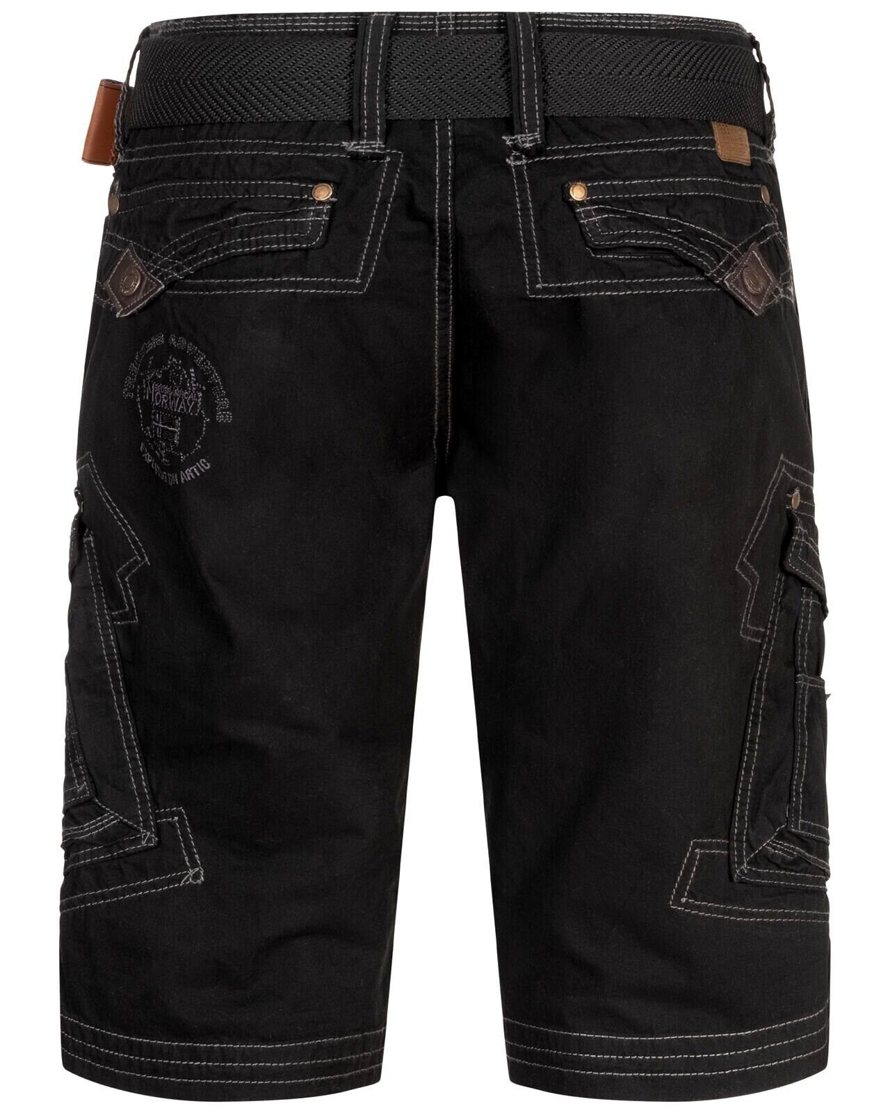 Geographical Norway Shorts Herren Cargo Shorts kurze Hose knielang Short Bermuda Sommer Freizeit