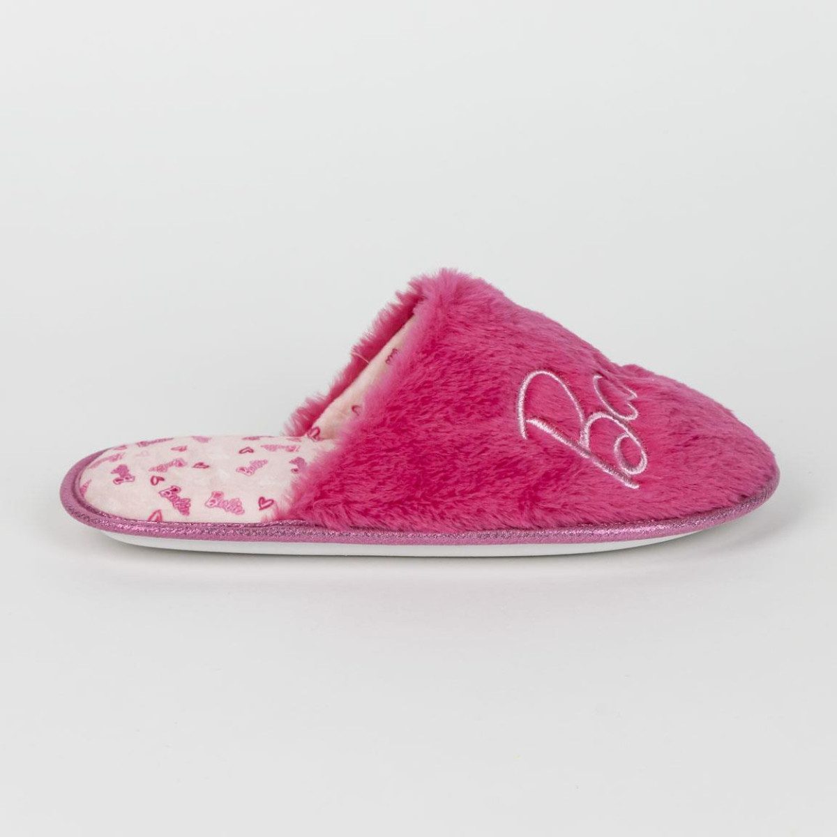 Cerda Barbie Damen offen, gemütliche Hauslatschen, Indoor Hausschuhe Pantoffel