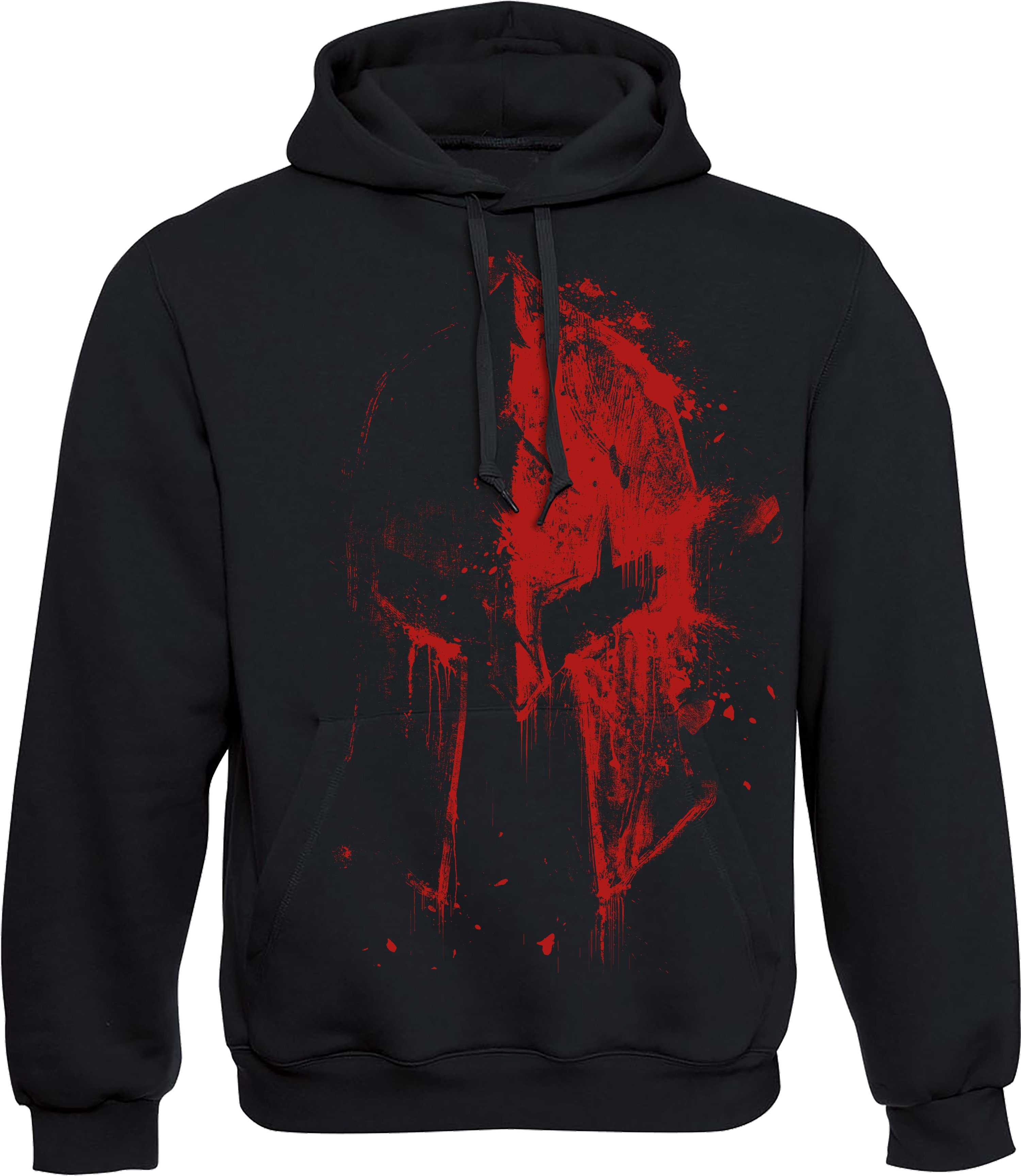 Baddery Kapuzenpullover Hoodie: "Sparta Bluthelm" - günstig online kaufen