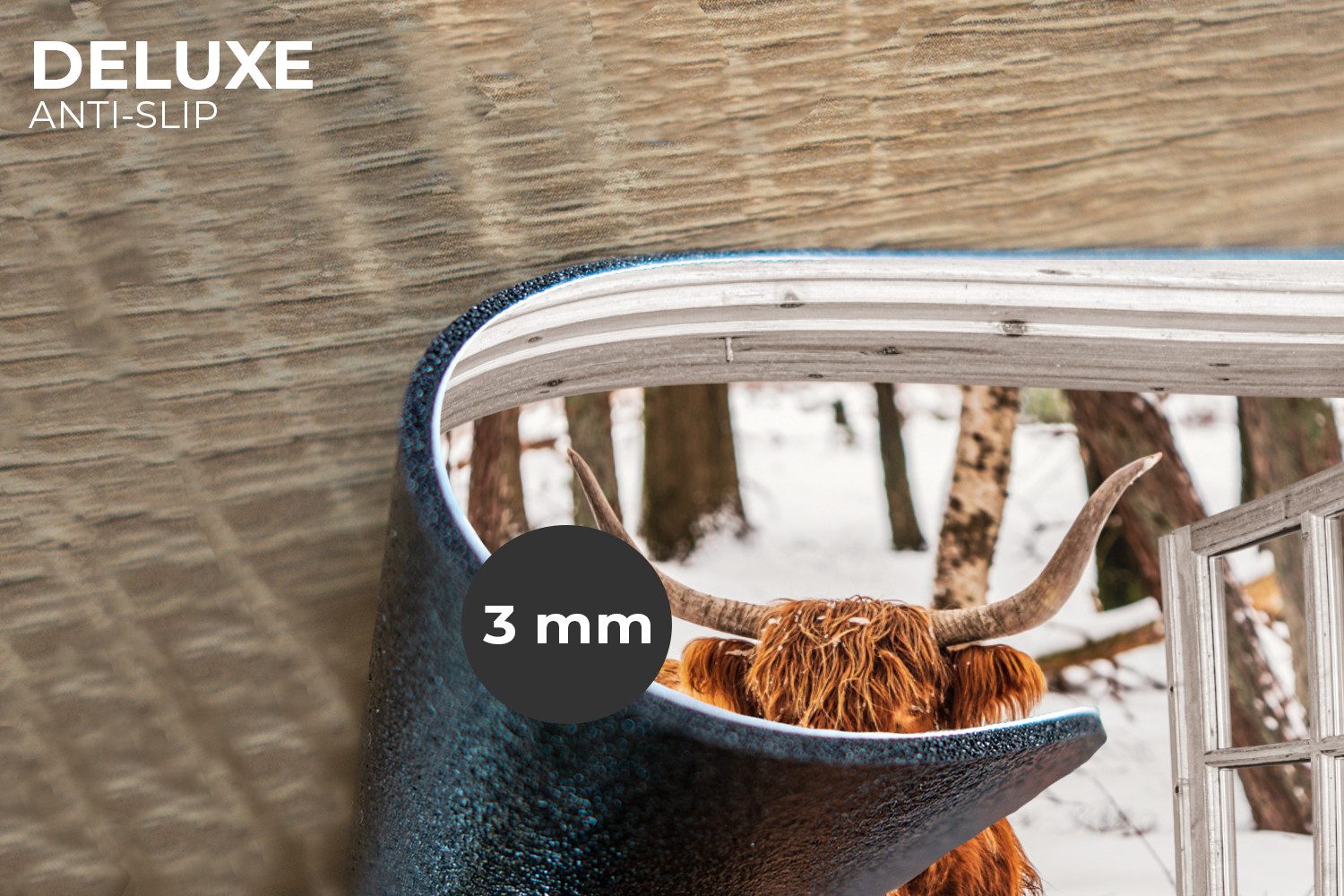 MuchoWow Platzset Schottische Highlander - Schnee günstig online kaufen