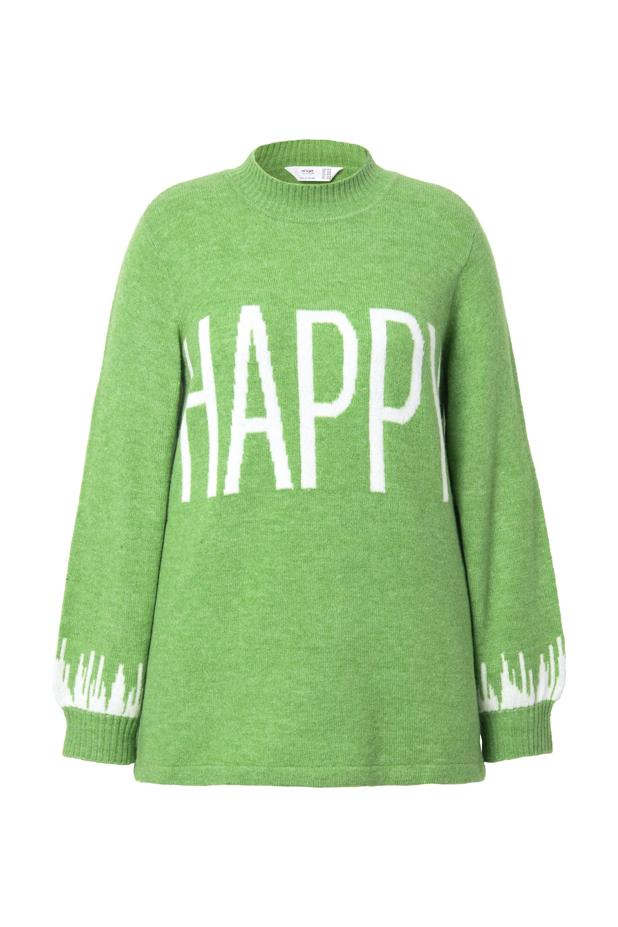Angel of Style Rollkragenpullover Pullover HAPPY-Statement günstig online kaufen