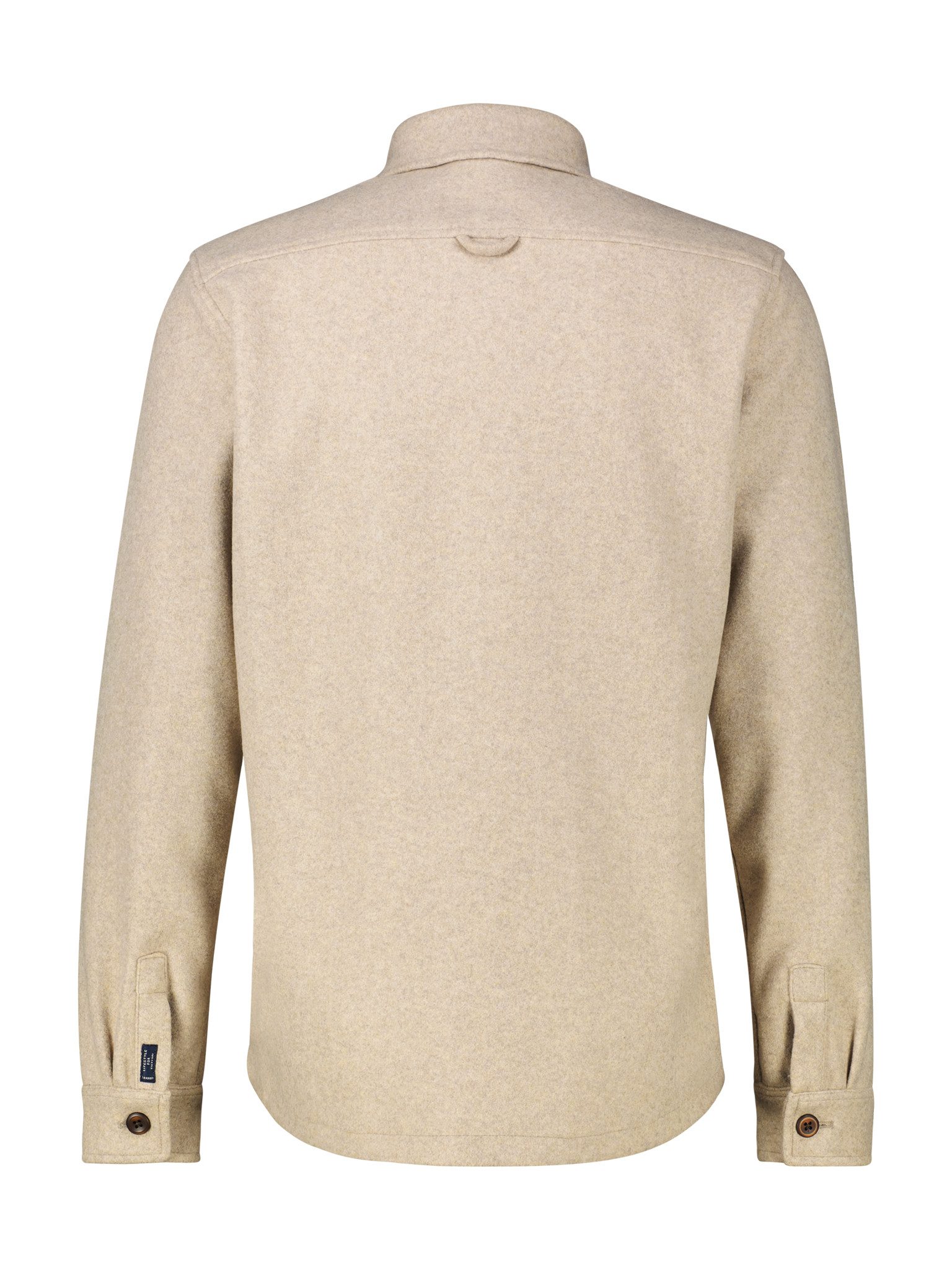 LERROS Fleecehemd Fleecejacke, langarm mit Knopfleiste