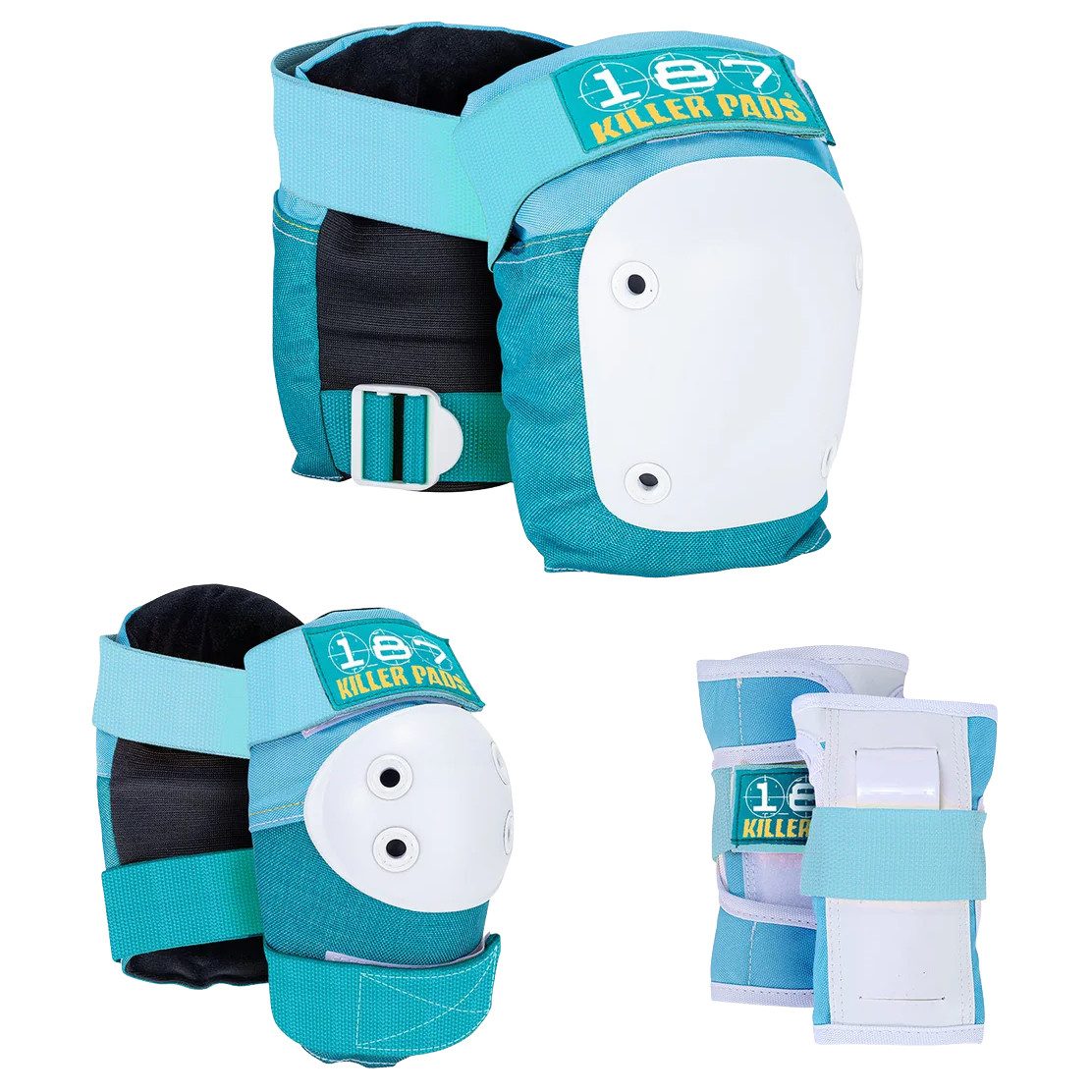187 KillerPads Protektoren-Set Adult Six Pack (mit Knieschonern, mit Ellenbogenschonern, mit Handgelenkschonern), für Erwachsene