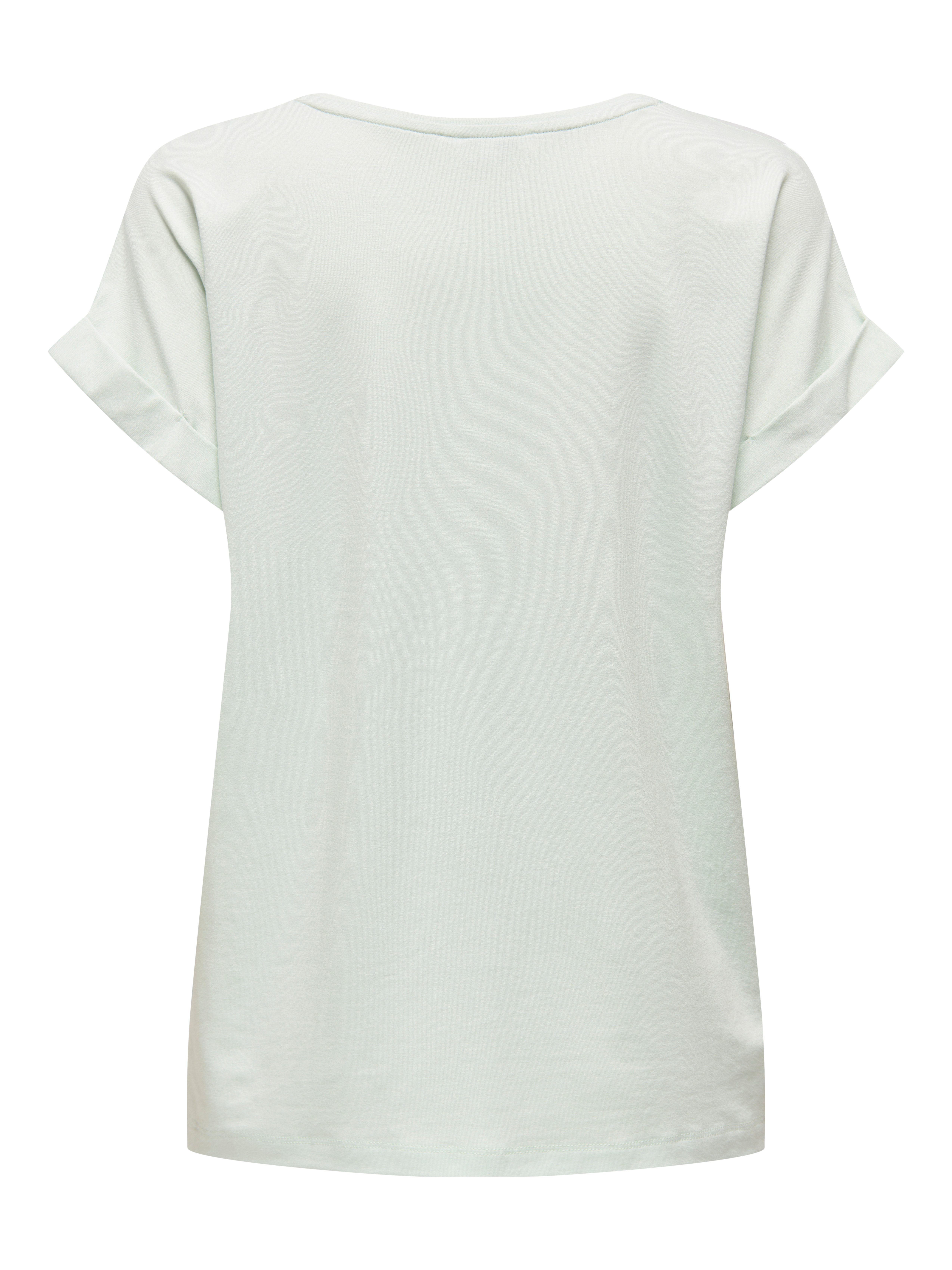 ONLY T-Shirt ONLMOSTER – Kurzarmshirt mit Aufschlag und klassischem Look Viskosemischung, regular fit