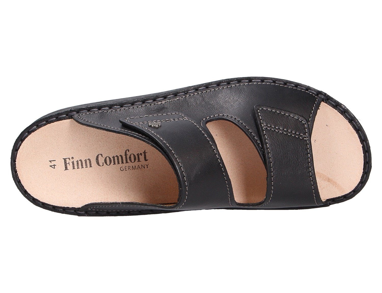 Finn Comfort Qualität Hochwertige nero Pantolette