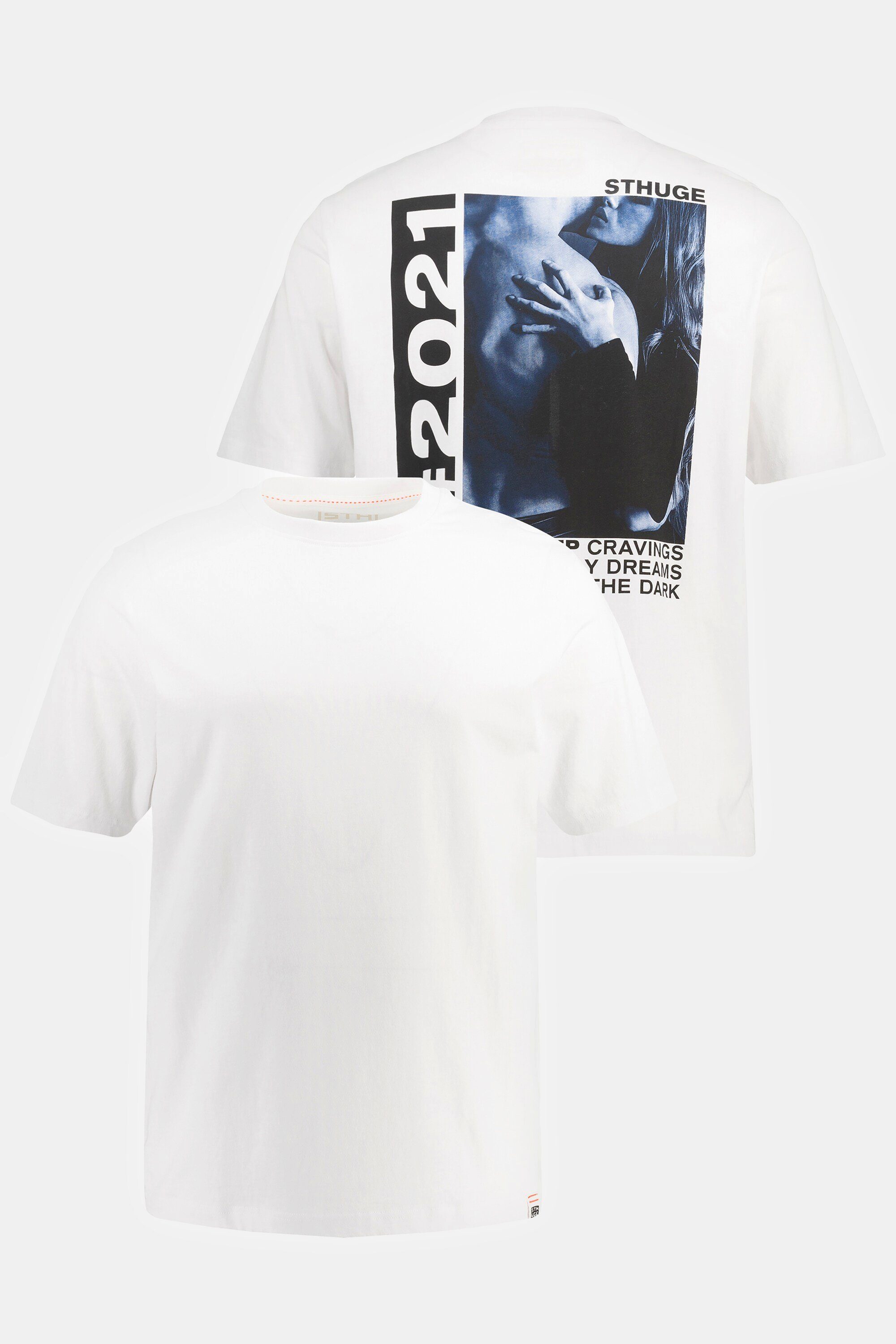 STHUGE T-Shirt STHUGE T-Shirt Halbarm bis Prints XL 8