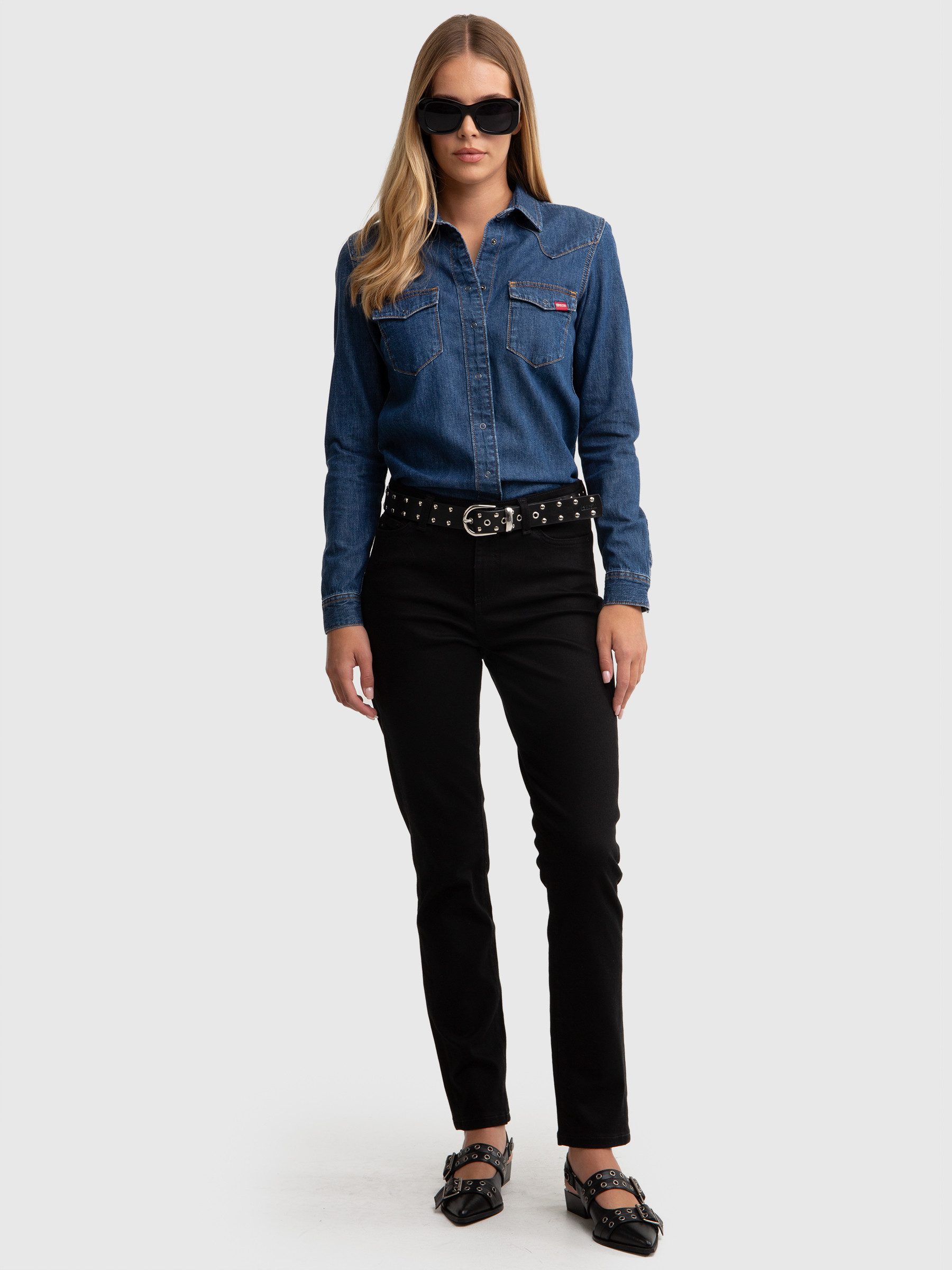 BIG STAR Slim-fit-Jeans KITTY HIGH WAIST hohe Leibhöhe