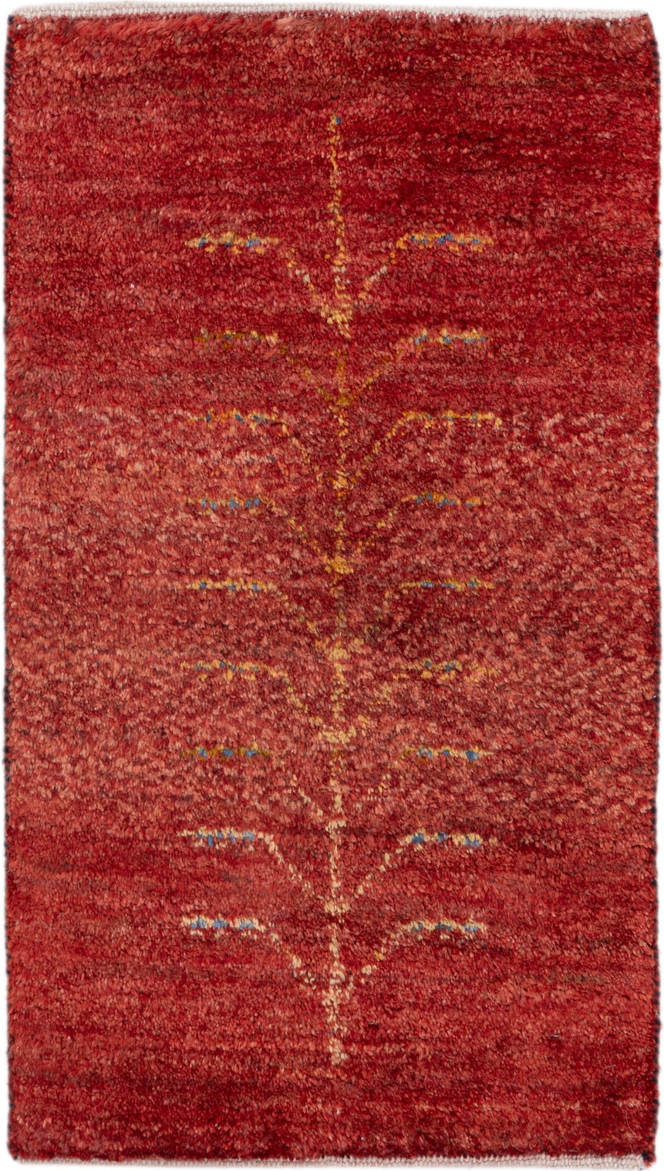 Orientteppich Perser Gabbeh Kashkuli 41x61 Handgeknüpfter Moderner Orientteppich /
