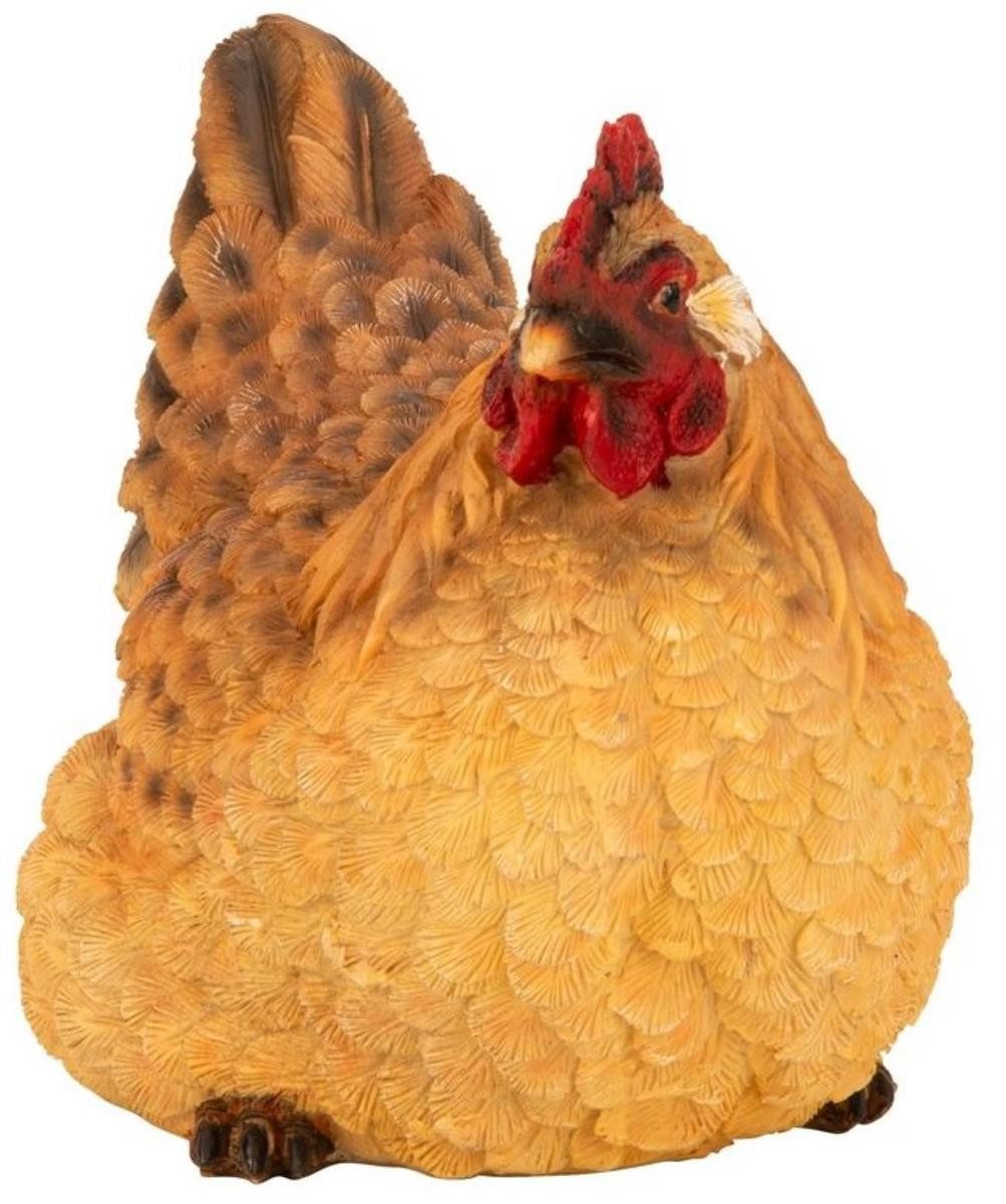 Geschenkestadl Tierfigur Huhn brütet 24,5cm Tierfigur günstig online kaufen