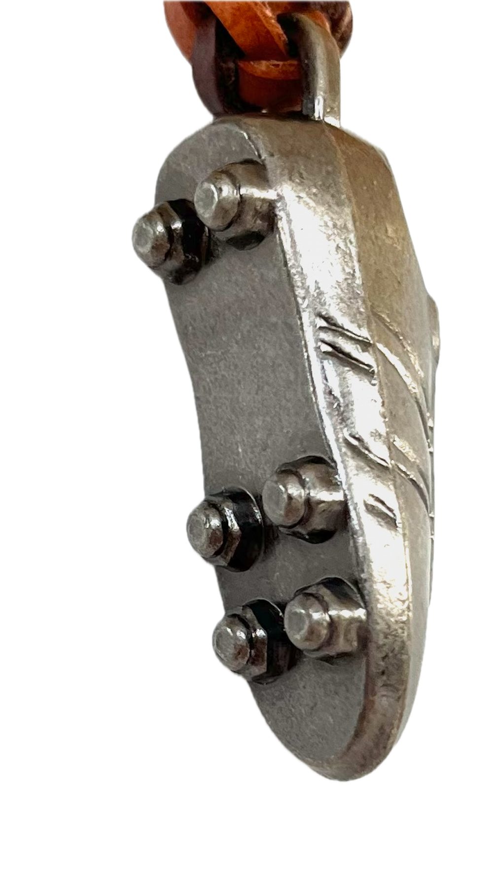 LK Trend & Style Schlüsselanhänger Symbole aus Metal, geflochtenem Leder und Schlüsselring, tierische sowie keltische Kraft Symbole