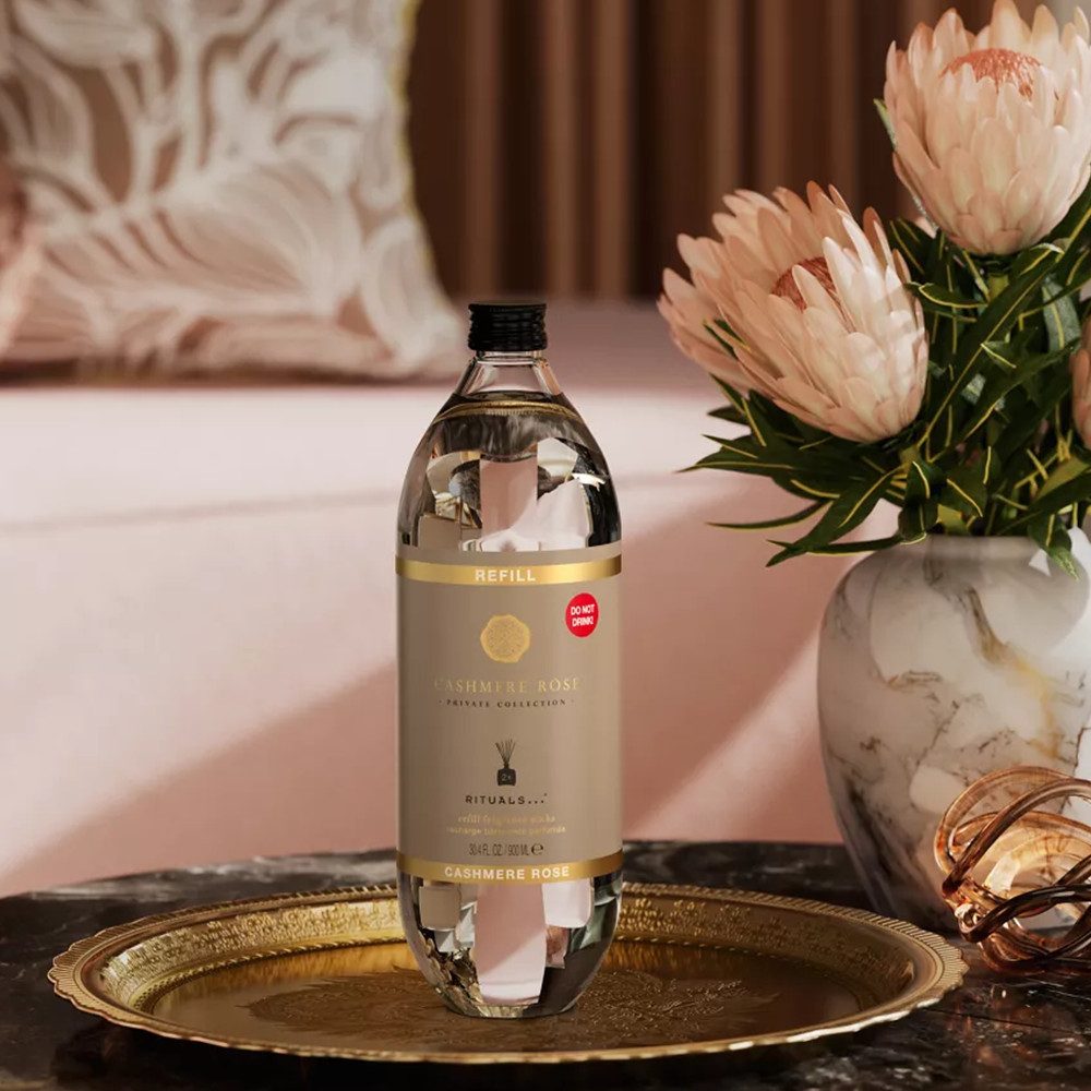 Rituals Duftstäbchen Rituals Cashmere Rose Refill Fragrance Sticks 900 ml (Nachfüllstäbchen für intensive Duftverbreitung, 1-St)