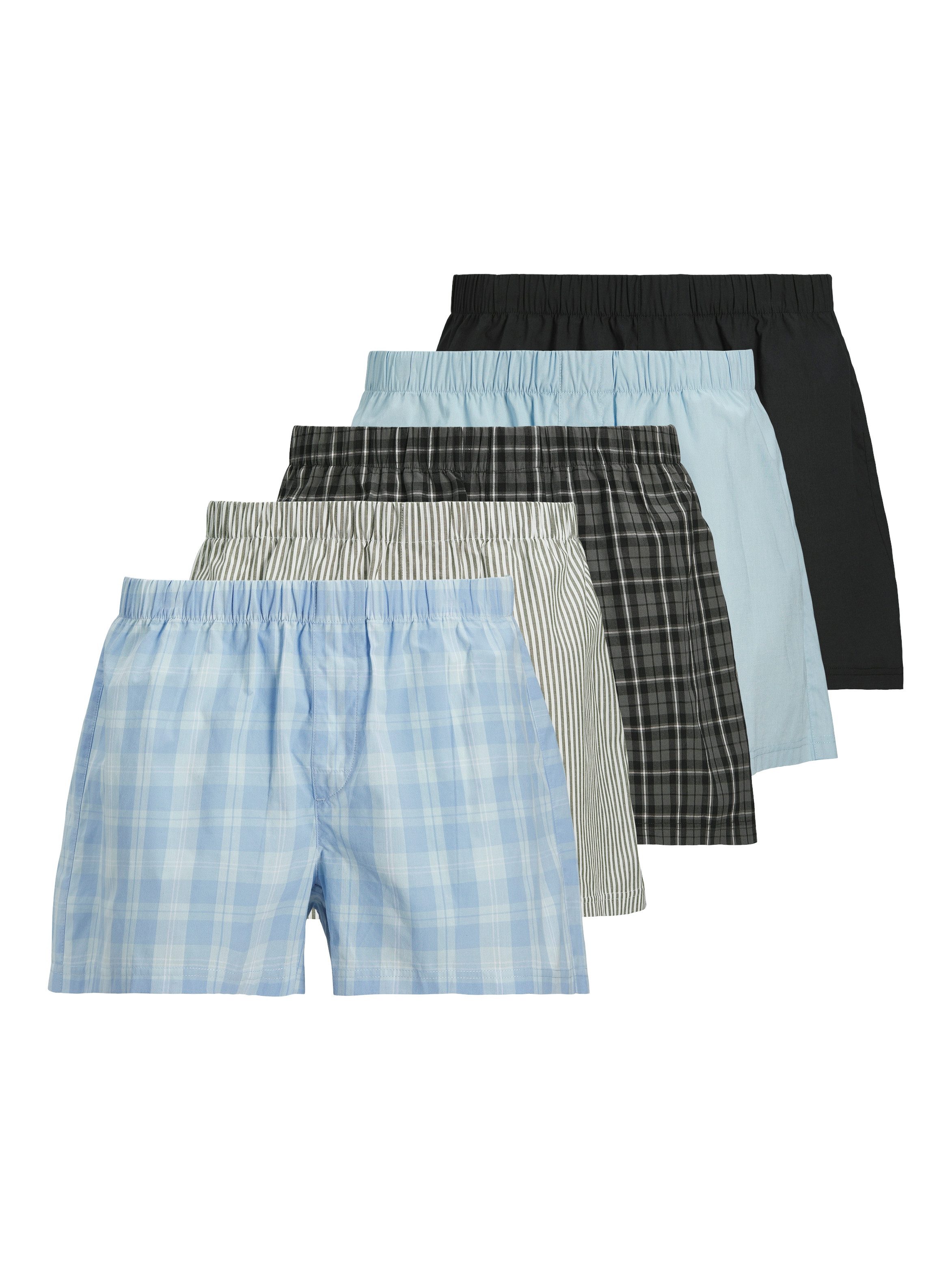 Jack & Jones Boxershorts JACMILANO WOVEN BOXERS 5 PACK NOOS (Packung, 5-St) günstig online kaufen
