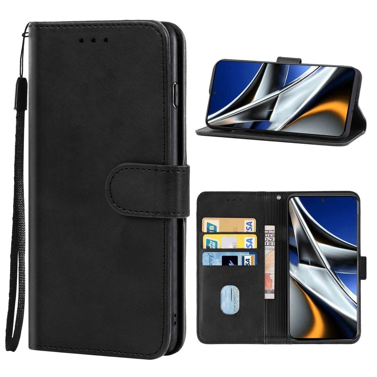König Design Handyhülle Xiaomi Poco X4 Pro 5G, Schutzhülle Schutztasche Case Cover Etuis Wallet Klapptasche Bookstyle