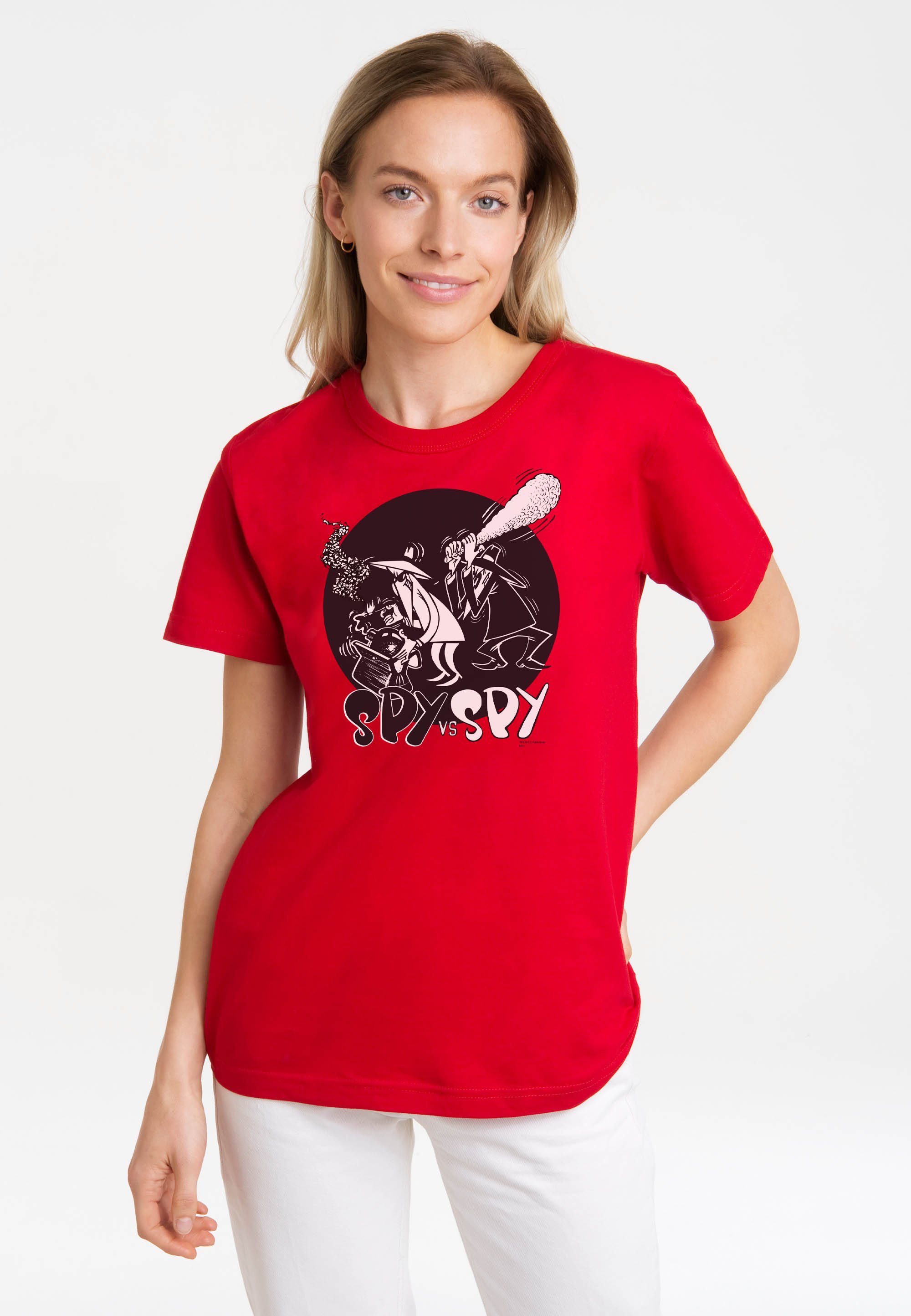 LOGOSHIRT - T-Shirt coolem mit Spy Mad Print Spy vs