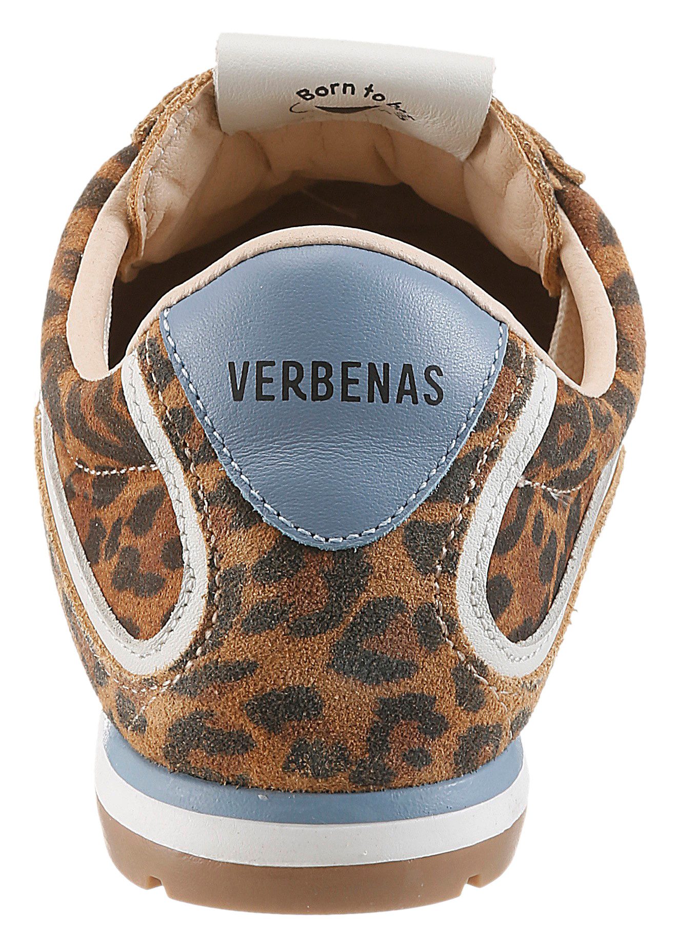 VERBENAS JAMAIC LEO SUMMER Keilsneaker Retrosneaker, Schnürer, Freizeitschuh im Leo-Look