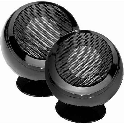 @tec True Wireless Stereo Speaker Mini Bluetooth-Lautsprecher (Mini, Bluetooth, Lautsprecher, Drahtlose Musik Boxen, 2x3W, Desktop Lautsprecher, HiFi Stereo Sound, tragbar, kabellos, portabel)