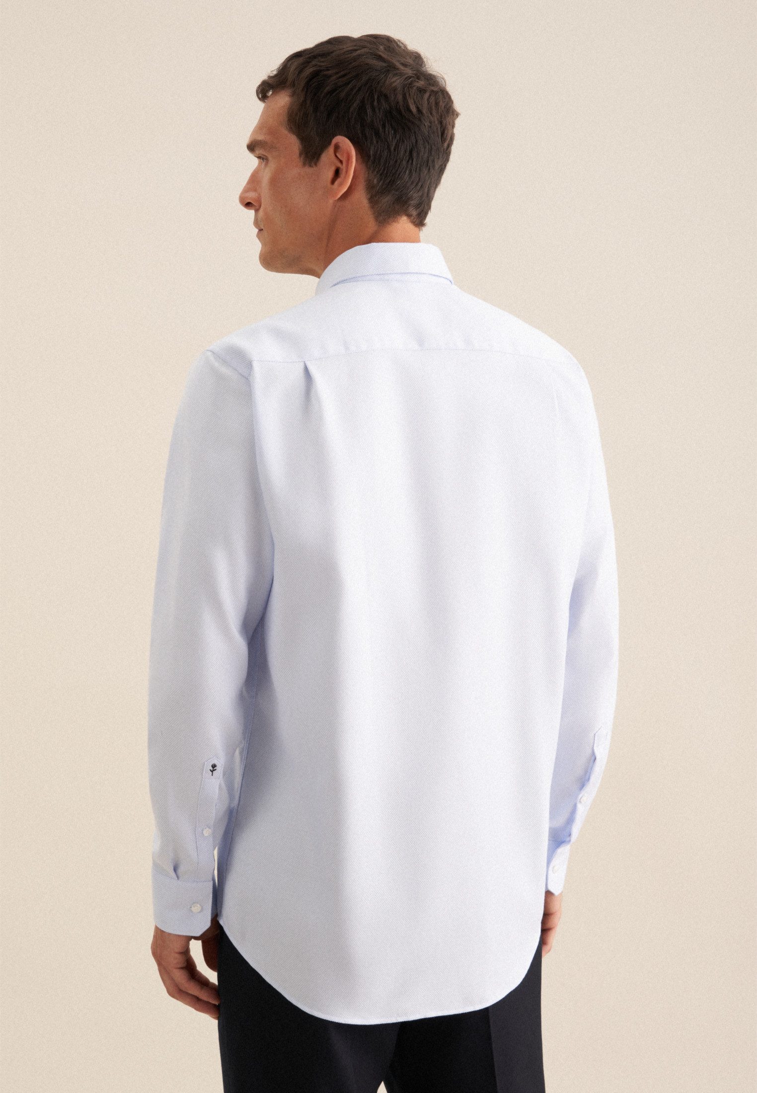 seidensticker Businesshemd Schwarze Rose Regular Button-Down-Kragen günstig online kaufen