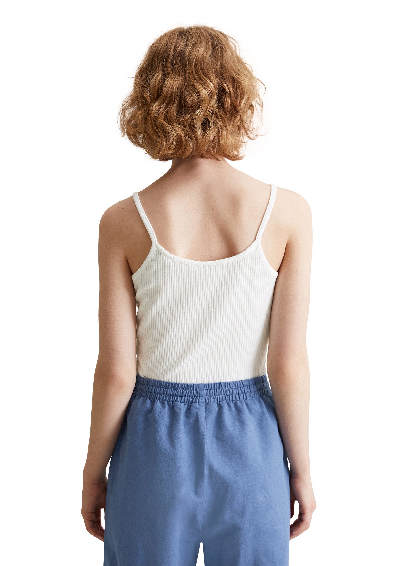 Marc O'Polo DENIM Spaghettitop Rippstruktur, Spagettiträger günstig online kaufen